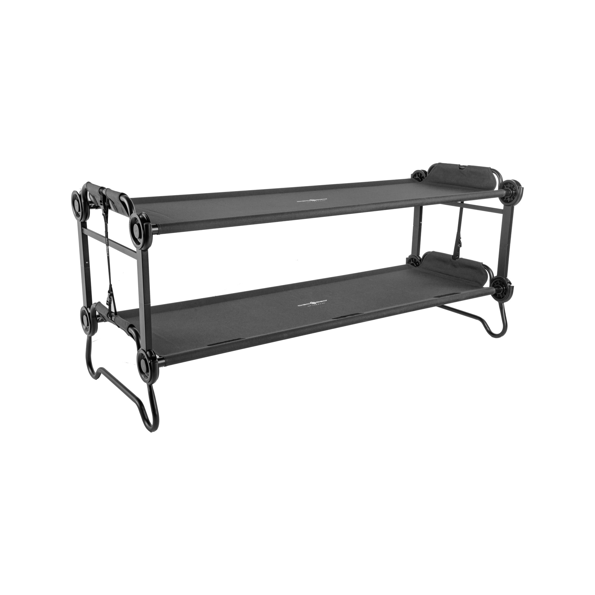 Disc-O-Bed Large Portable Cot System — 11in. Ground Clearance, 21in. Distance Between Cots, 500-Lb. Capacity, Black, Model# 31501B