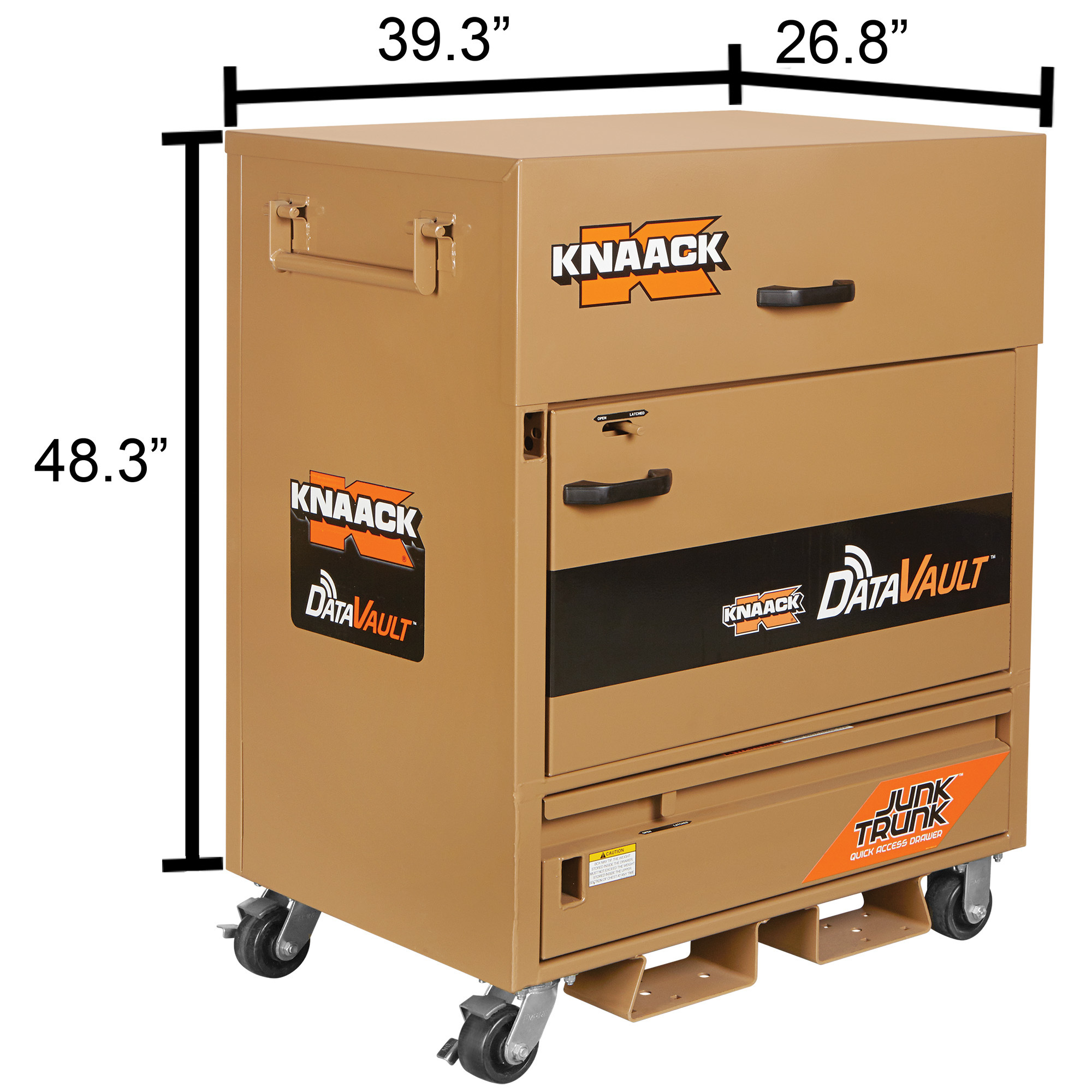 KNAACK DataVault Mobile Jobsite Protection Box, 29.39 Cu. Ft