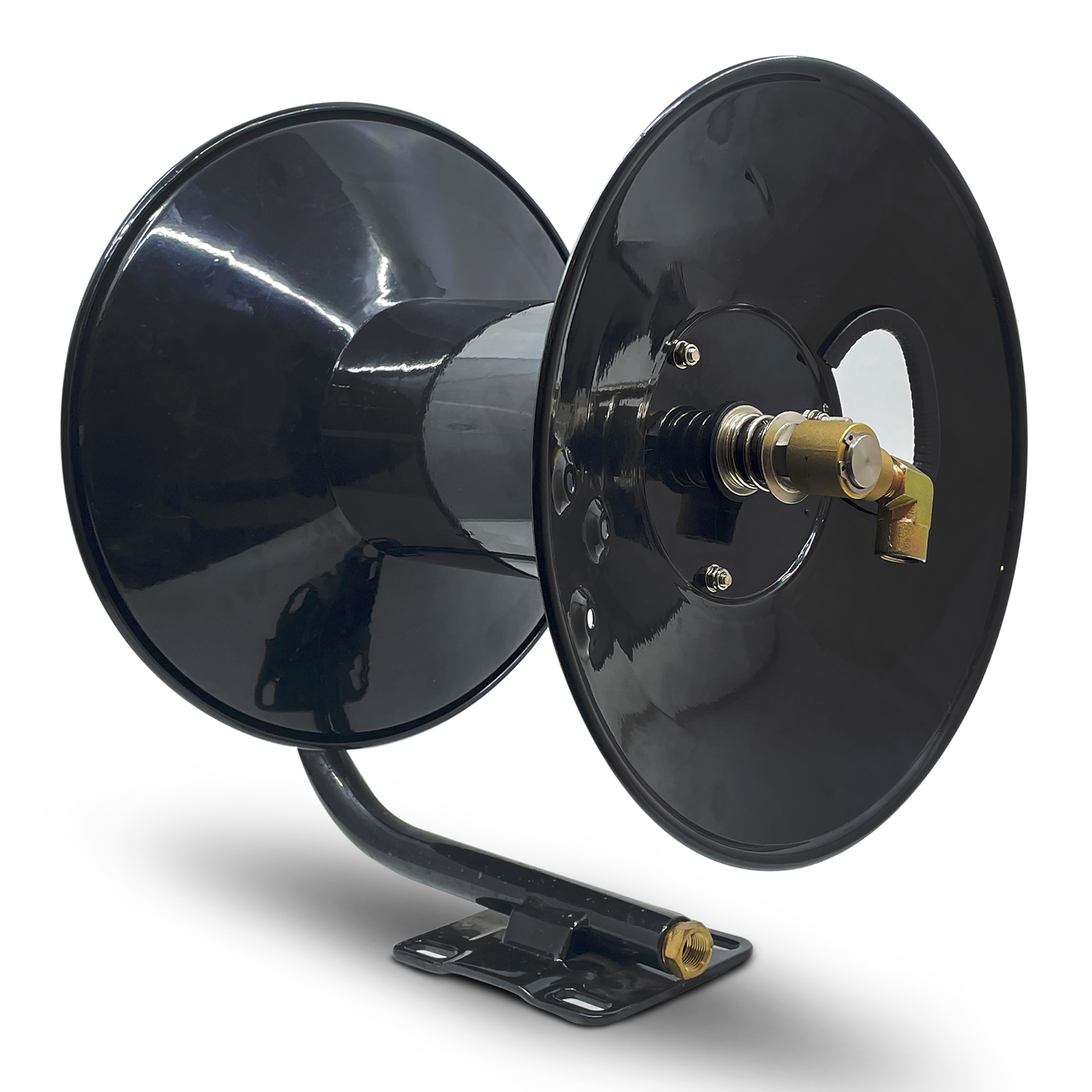 BluShield Steel Pressure Washer Manual Hose Reel, Holds 100ft., Model# PWMR100