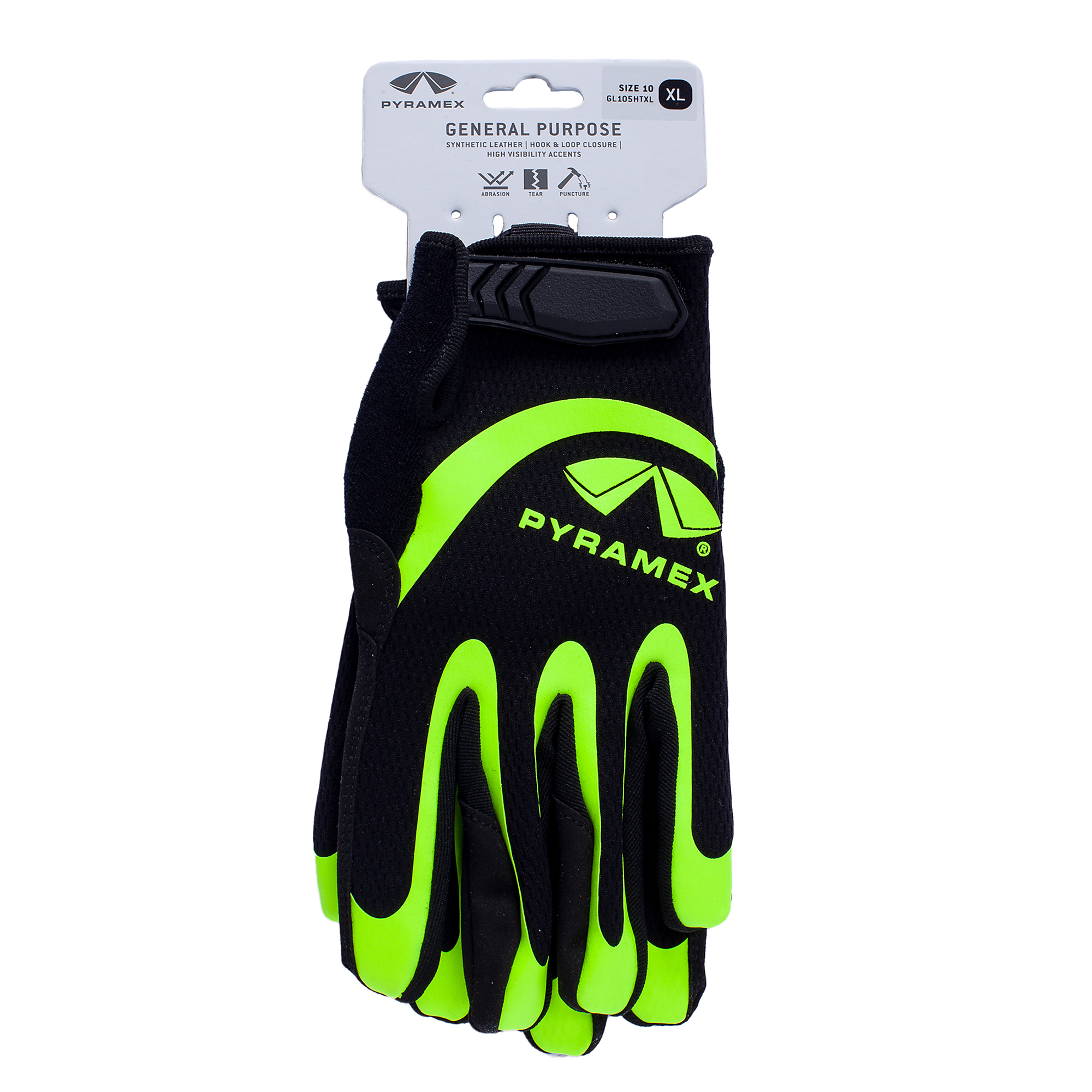 Pyramex Gloves Synthetic Leather Palm Hook & Loop 2XL