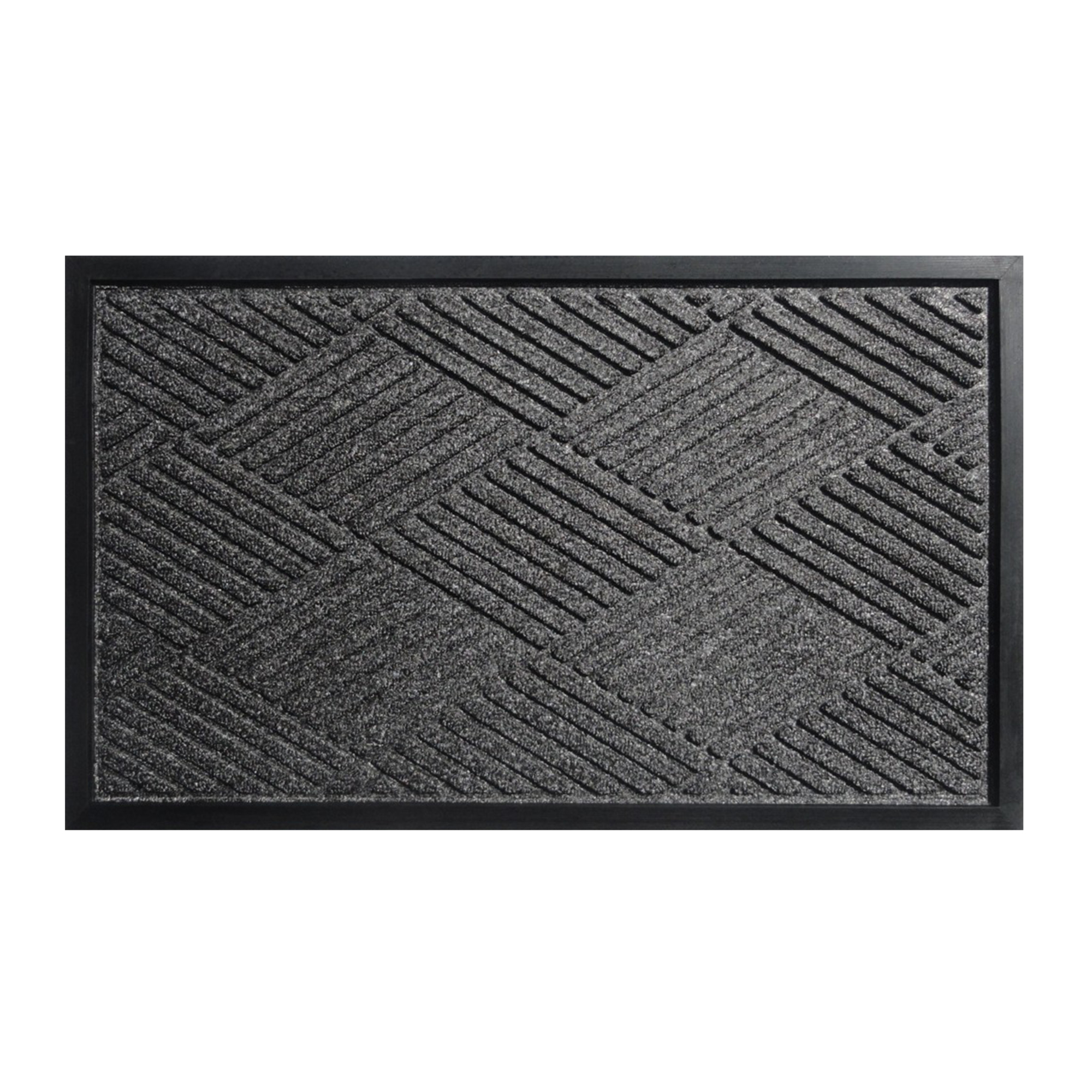 Rhino Mats Opus Commercial-Grade Entrance Mat — 3ft. x 5ft. x 3/8in., Indoor/Outdoor, Charcoal, Model# OPUS-3660CH