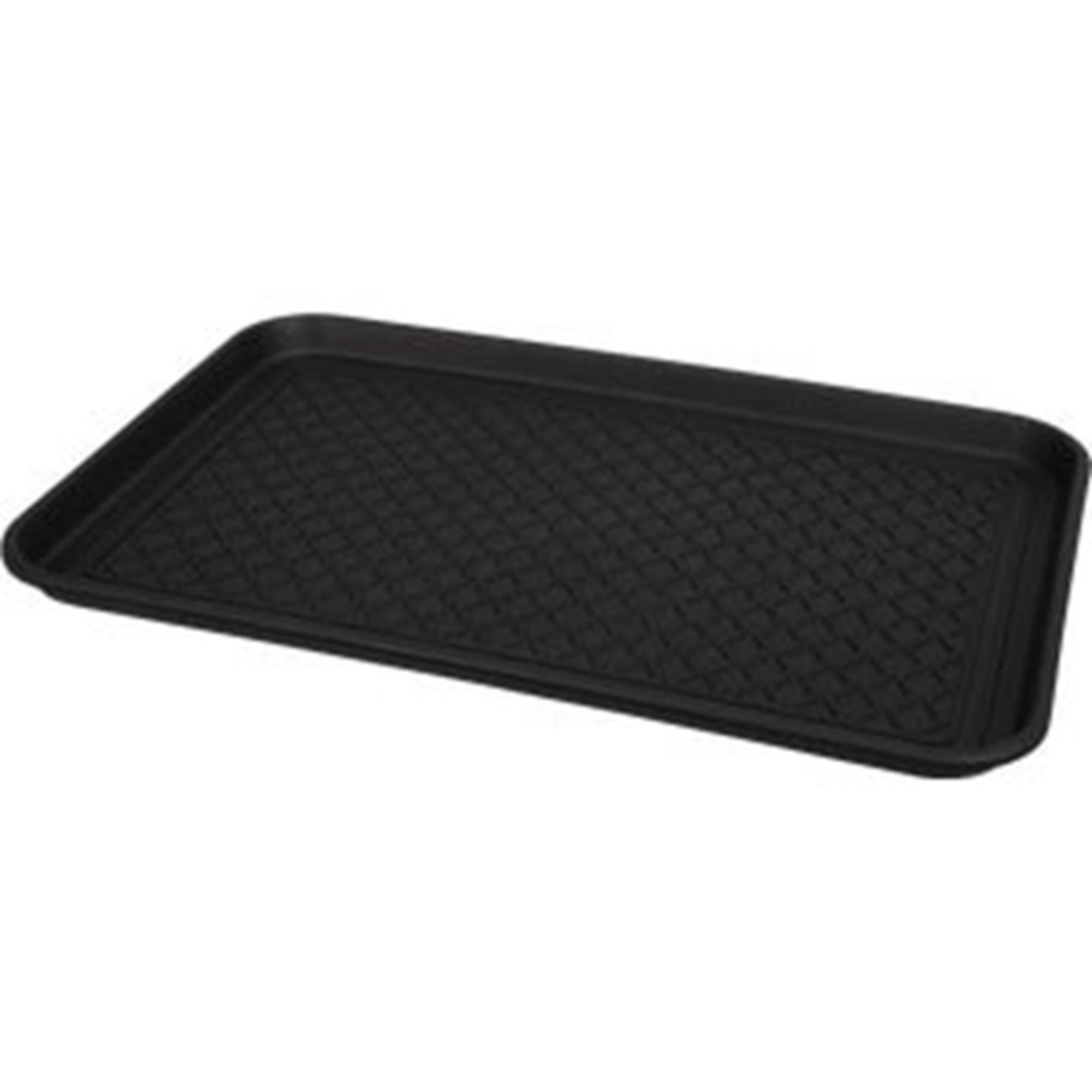 Black Recycled Plastic Rectangular Boot Tray