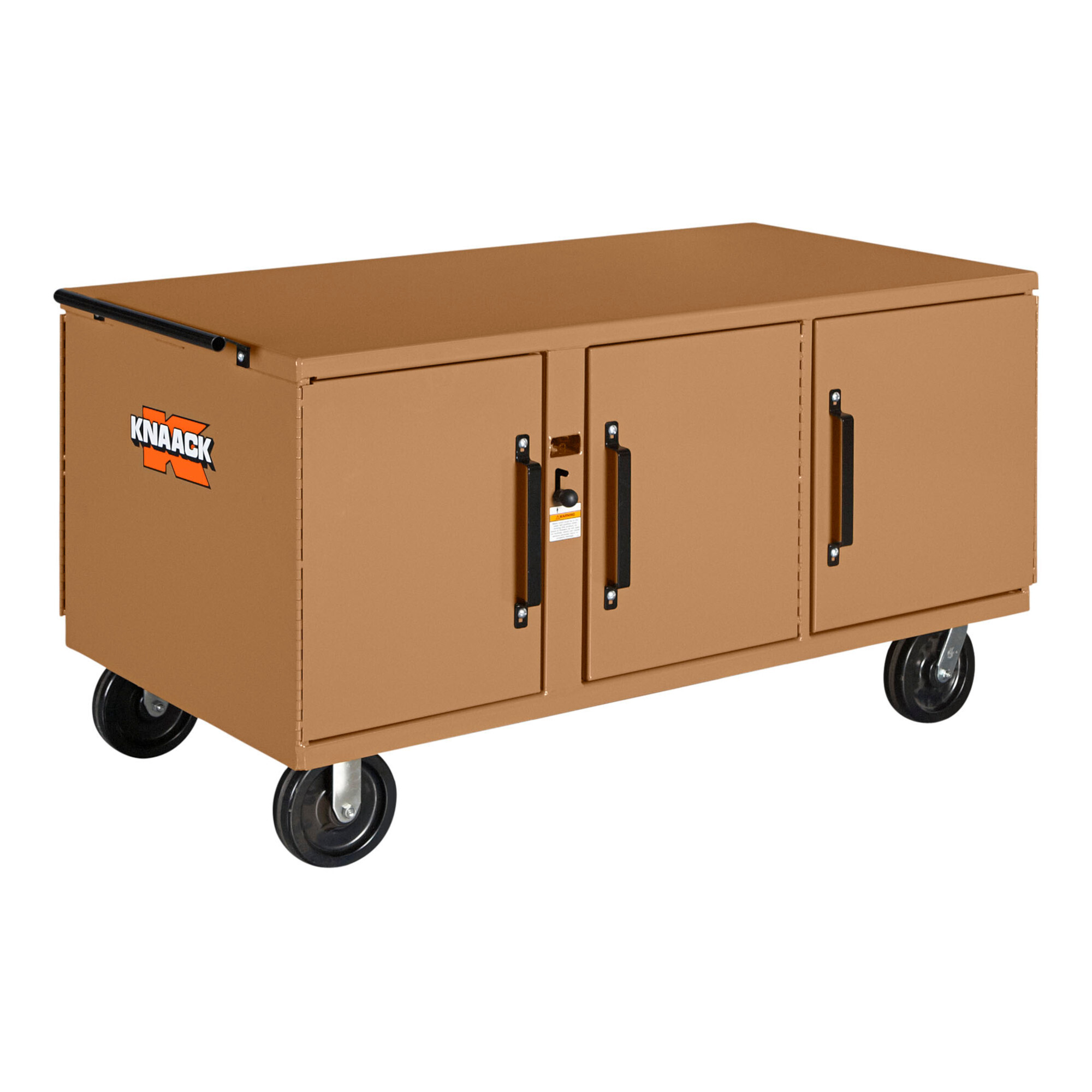 KNAACK War Wagon Rolling Work Bench, Tan, 3400-Lb. Capacity, 62in.W x 32in.D x 34in.H, Model# 62-KL