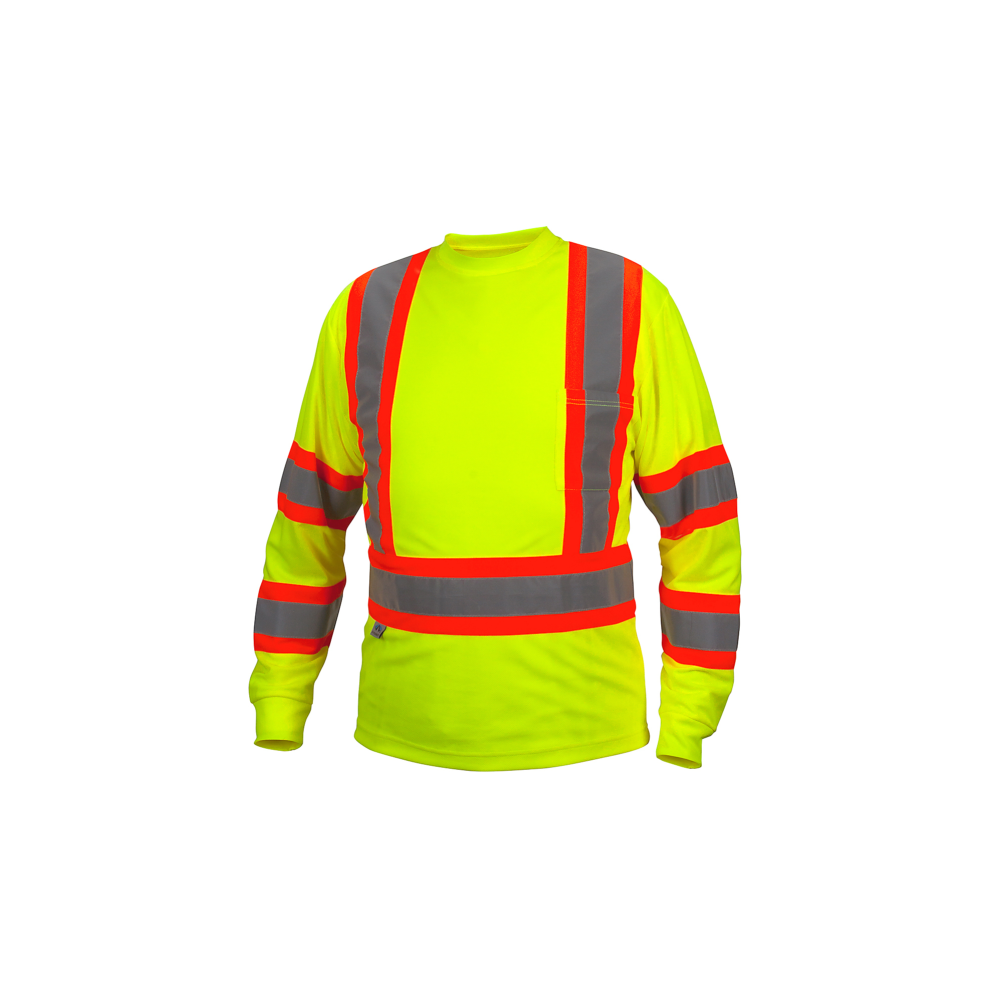 Pyramex Pyraemx SafetyLS moisture wicking tshirt in lime M