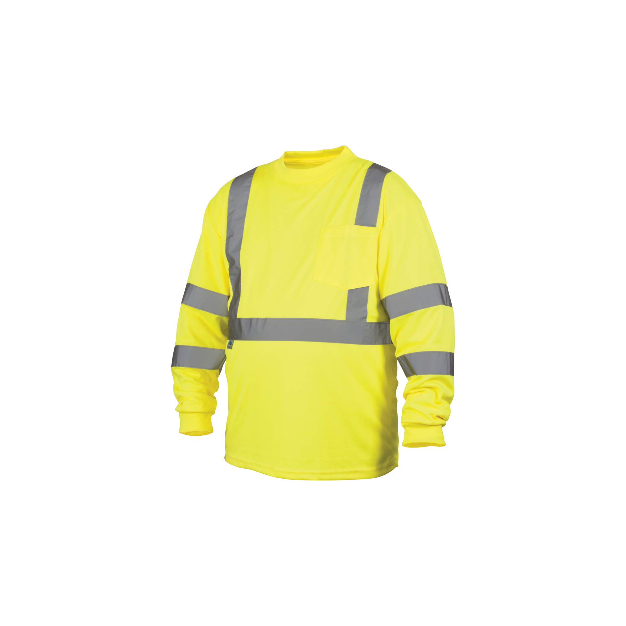 Pyramex TShirtHiVis Lime Long Sleeve TShirtSize 3X Large