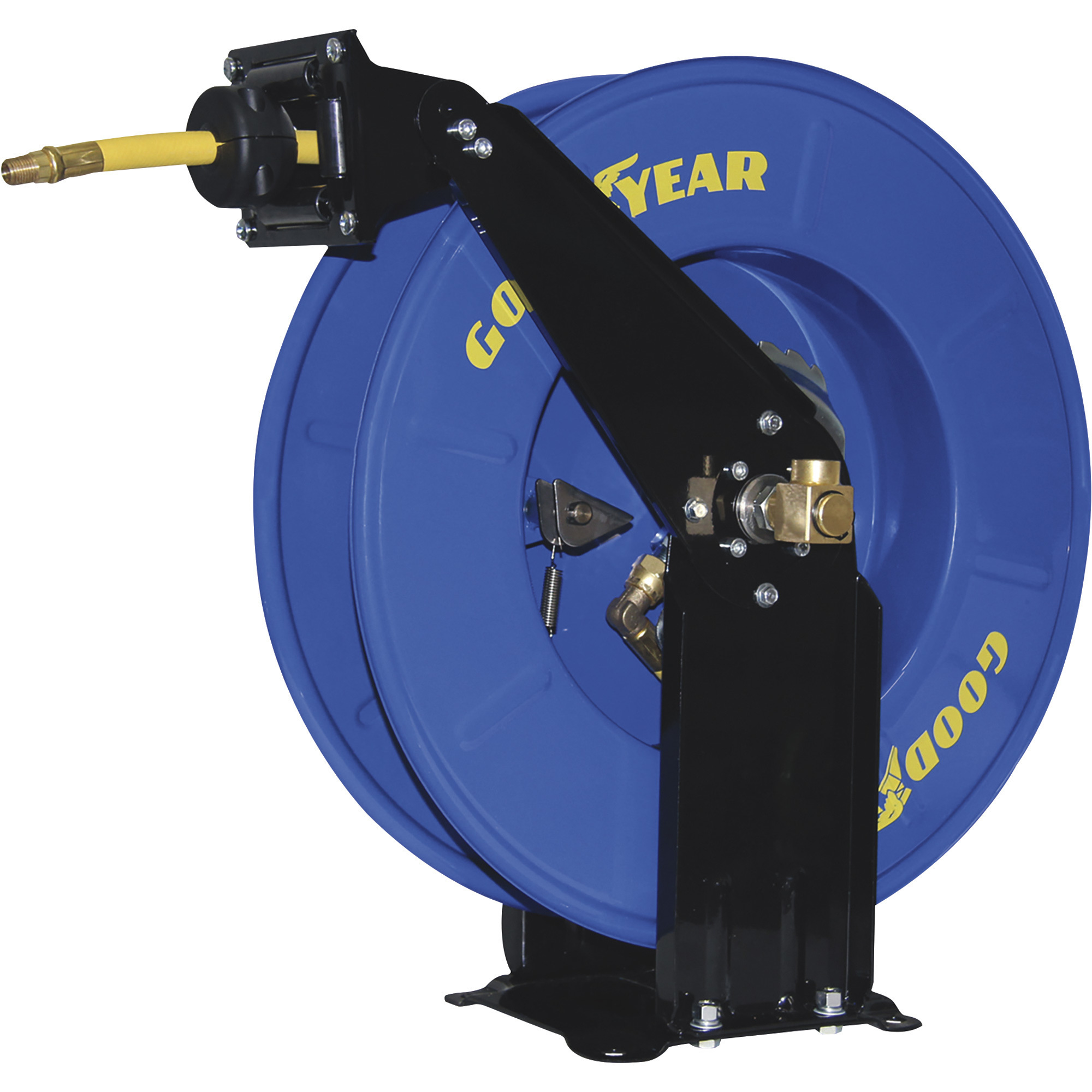 Goodyear Steel Spring Driven Air Hose Reel — With 3/8in. x 50ft. Hose,  Model# 10346