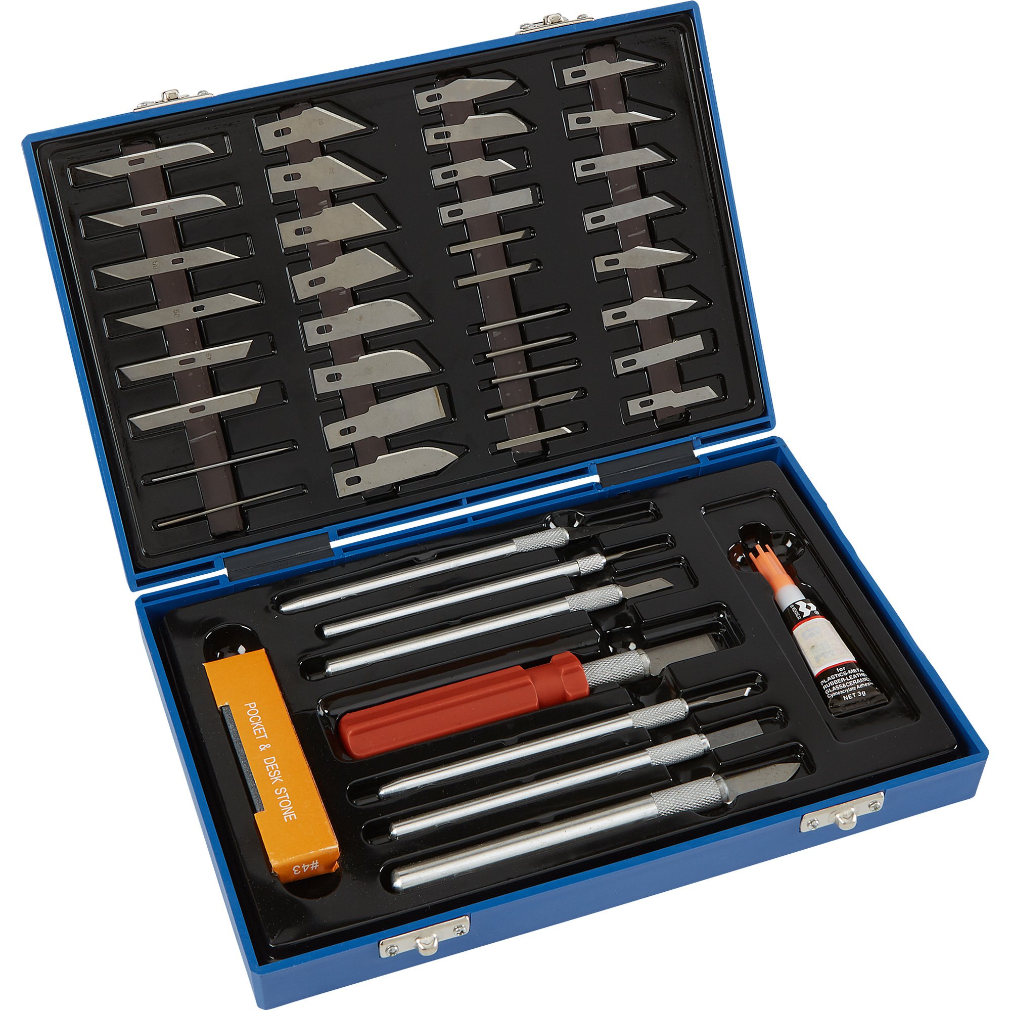 SE 45-Pc. Deluxe Hobby Knife Set — Model# 81351HB