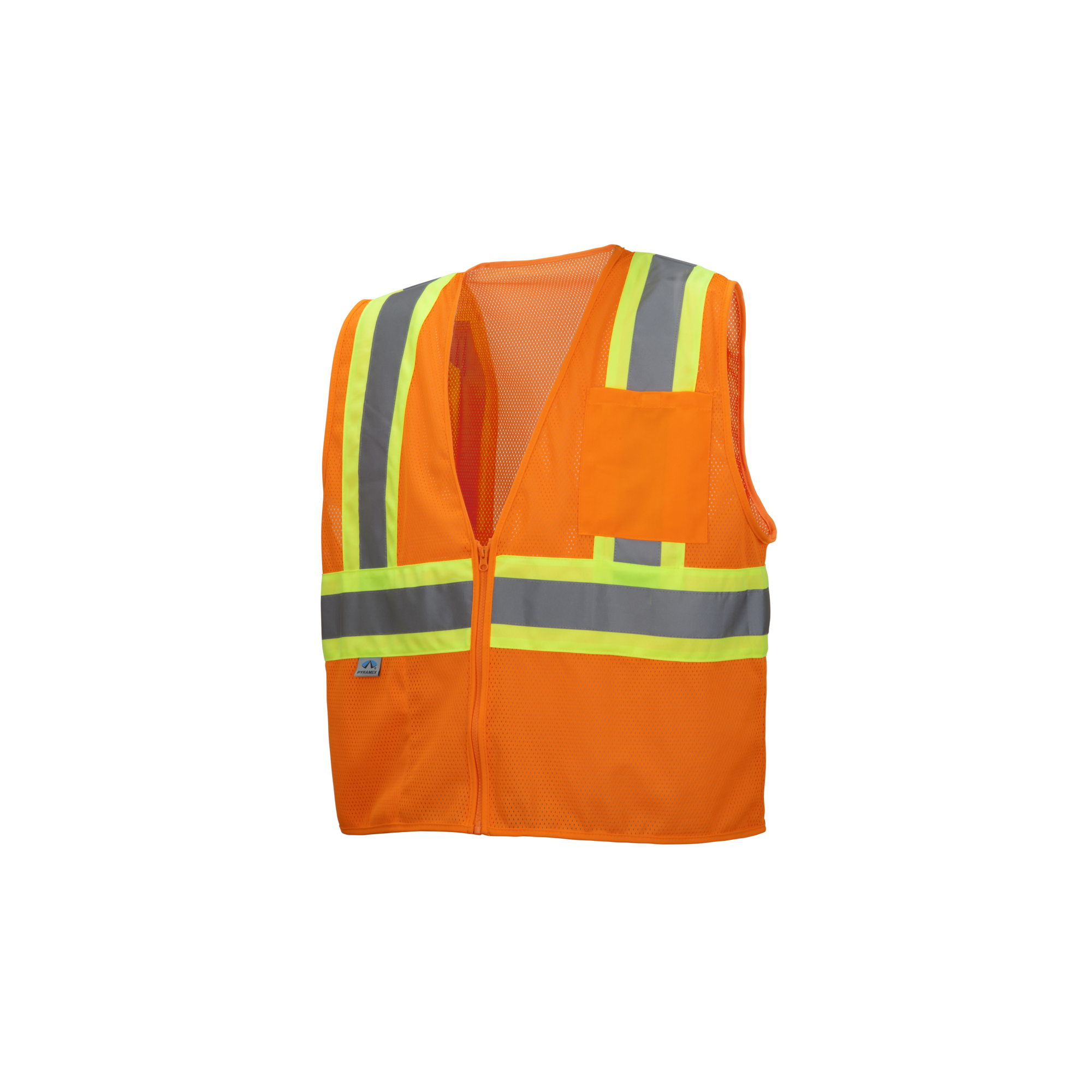 Pyramex Safety Vest - Hi-Vis Lime - Size 3X Large