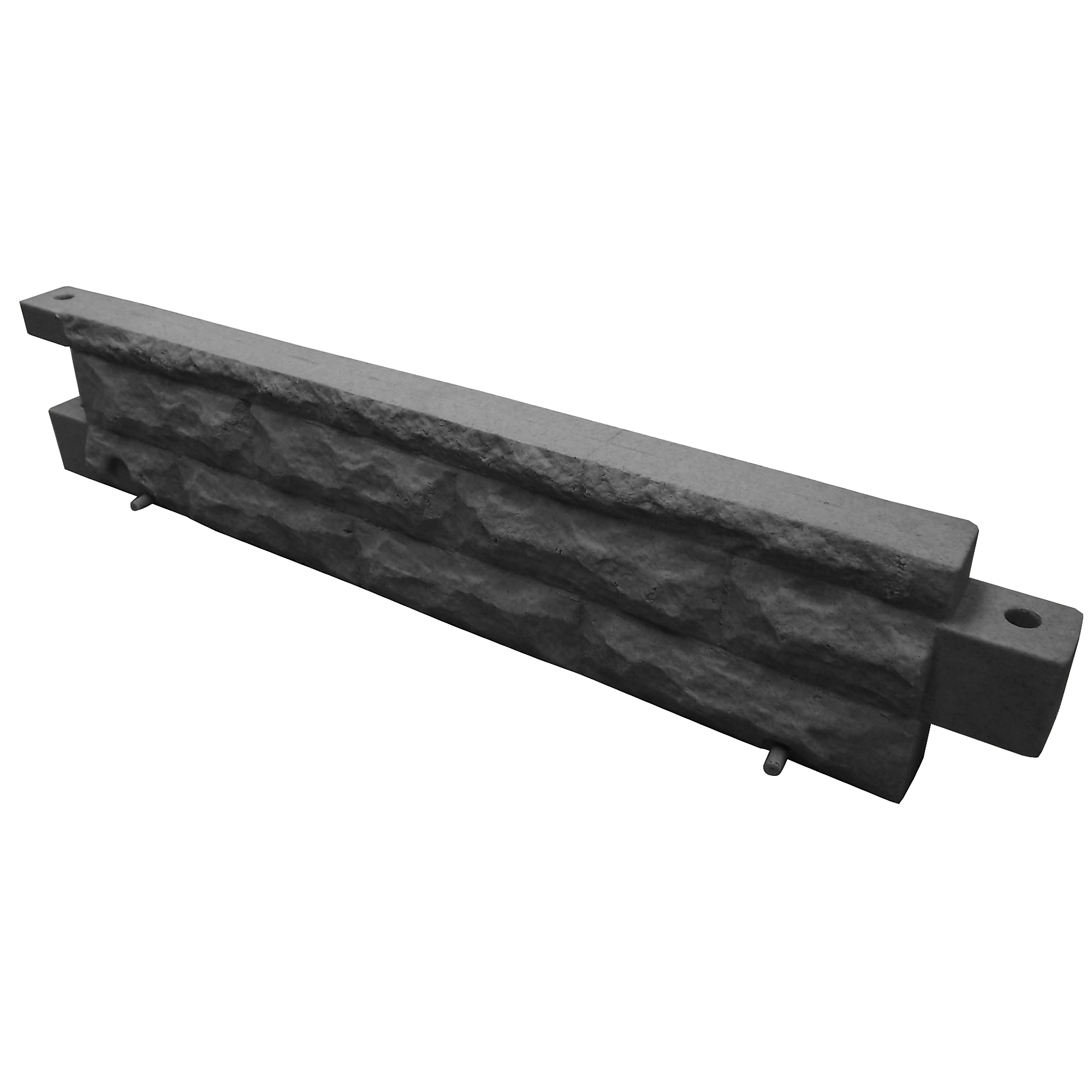 Good Ideas Garden Wizard Self Watering Stone Landscape Border Wall — 4ft., Dark Granite, Model# GW-WALL4-DAR