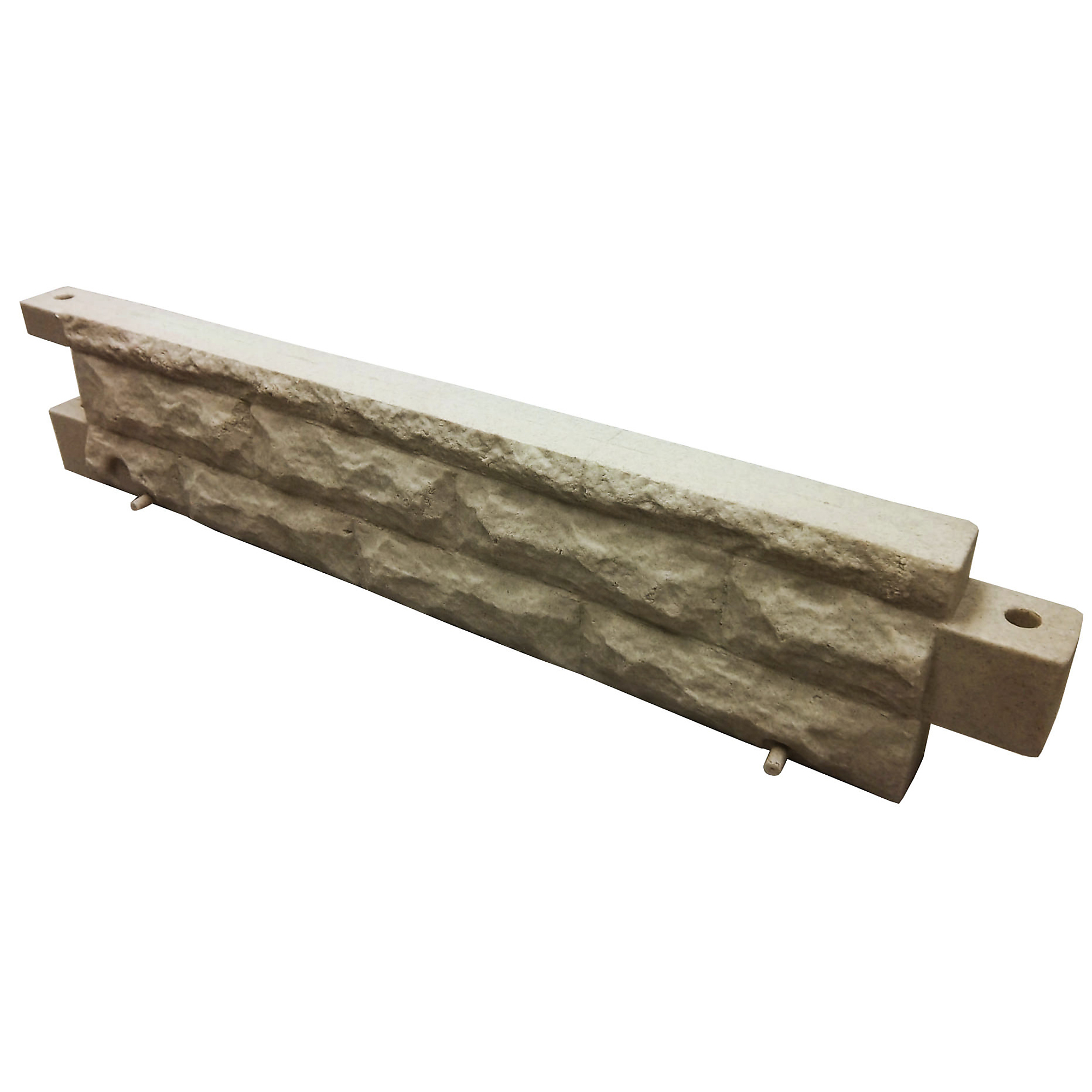 Good Ideas Garden Wizard 4 Foot Stone Landscape Border Wall - Sandstone (Model #GW-STONE-SAN)