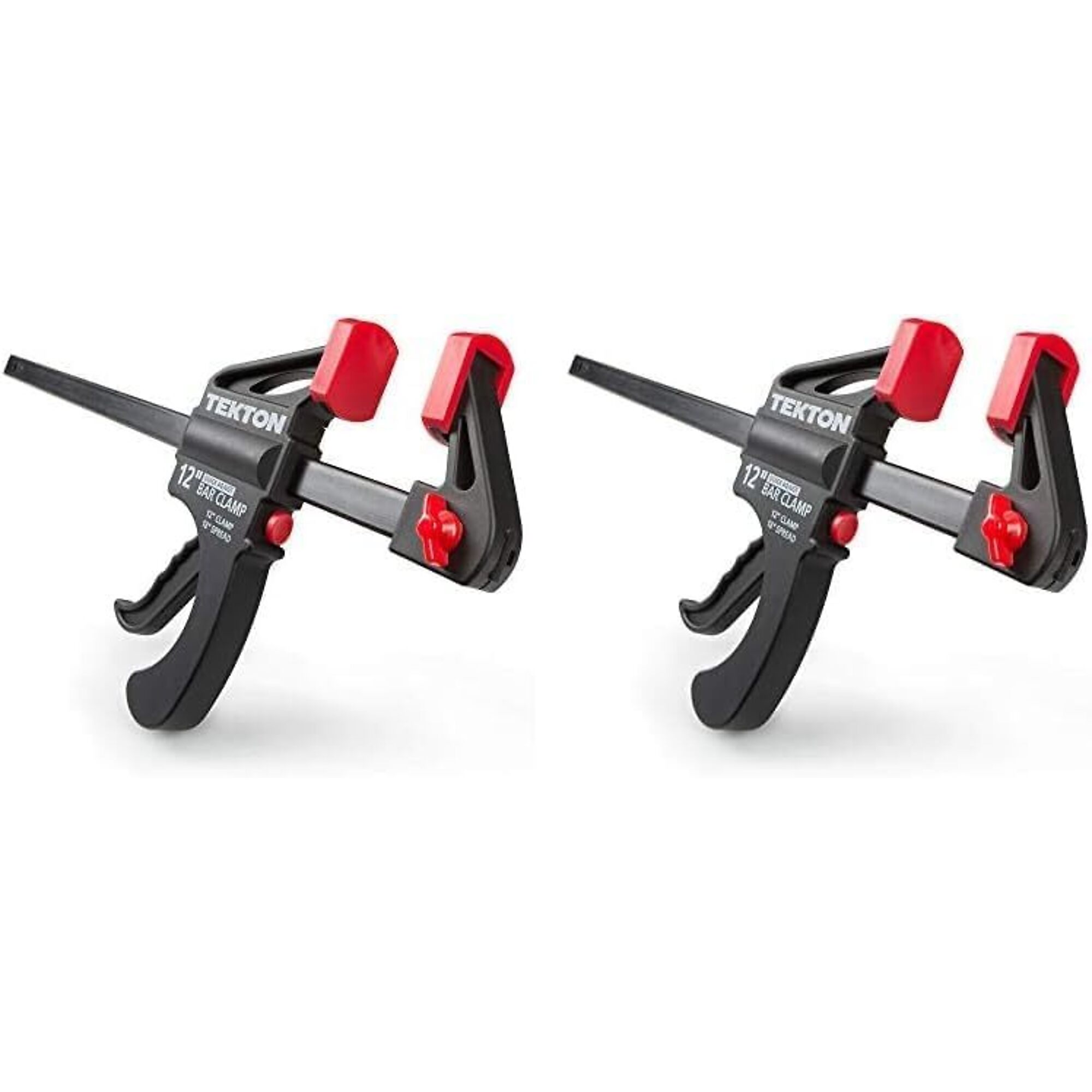 Tekton 12in. Ratchet Bar Clamp, 18in. Spreader, 2-Pk., Model
