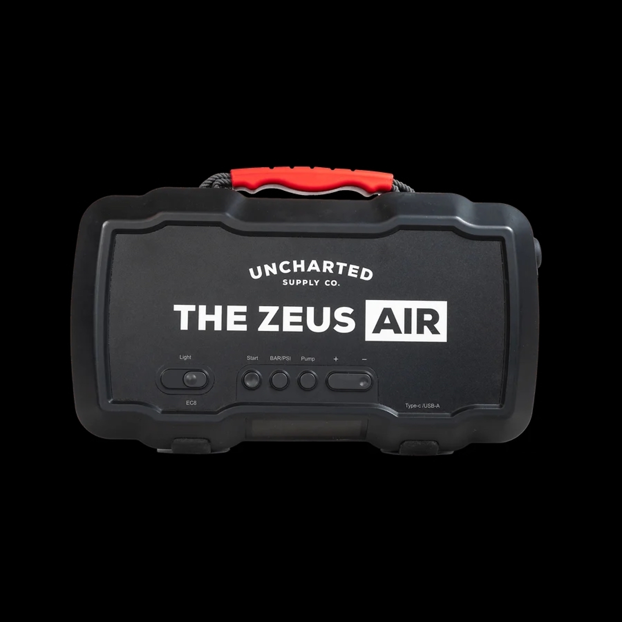 Uncharted Supply Co Zeus Air Jump Starter/Inflator — 8L Engine, 150 PSI, Portable Power, Model# SU-Z6U-U-BK