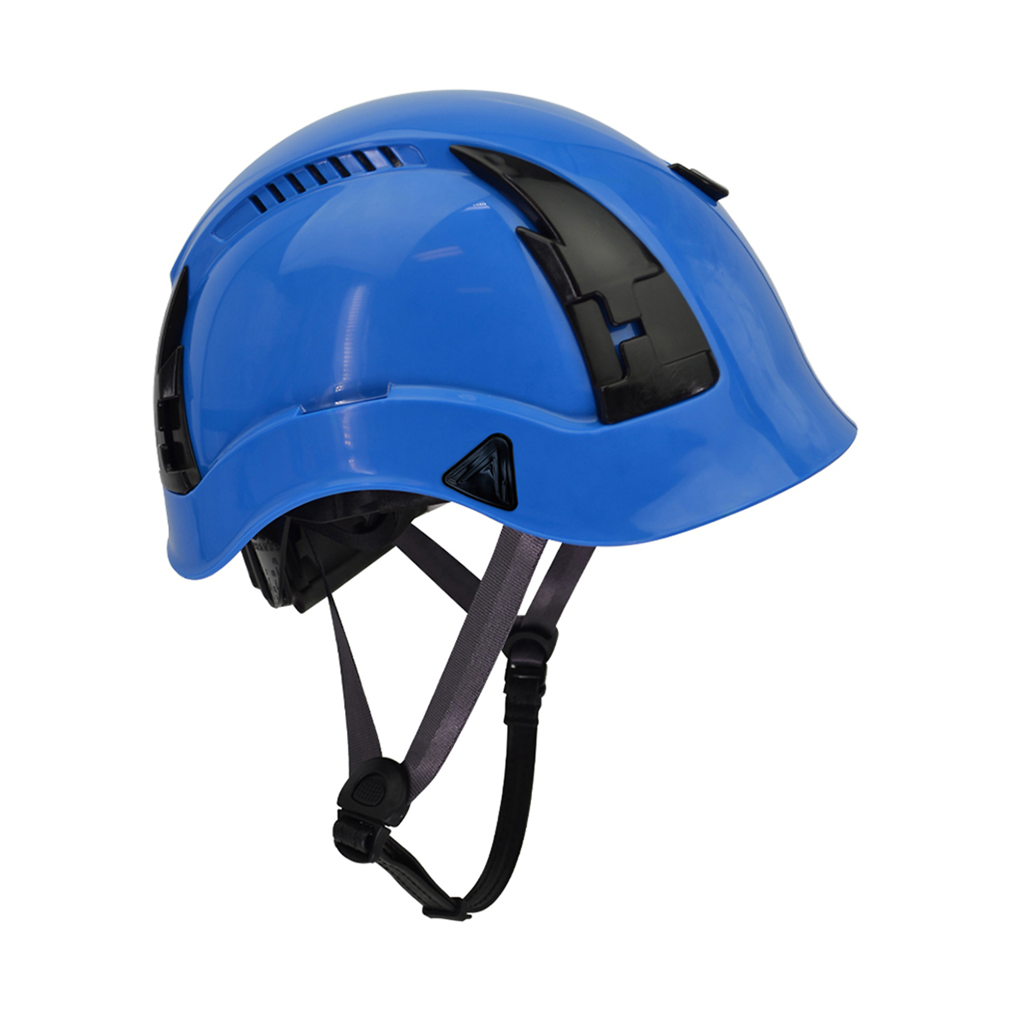 Malta Dynamics Apex Type 2 Safety Helmet — Blue, Class C, ANSI/OSHA Compliant, EN12492, Vented, Model# HTBL2000