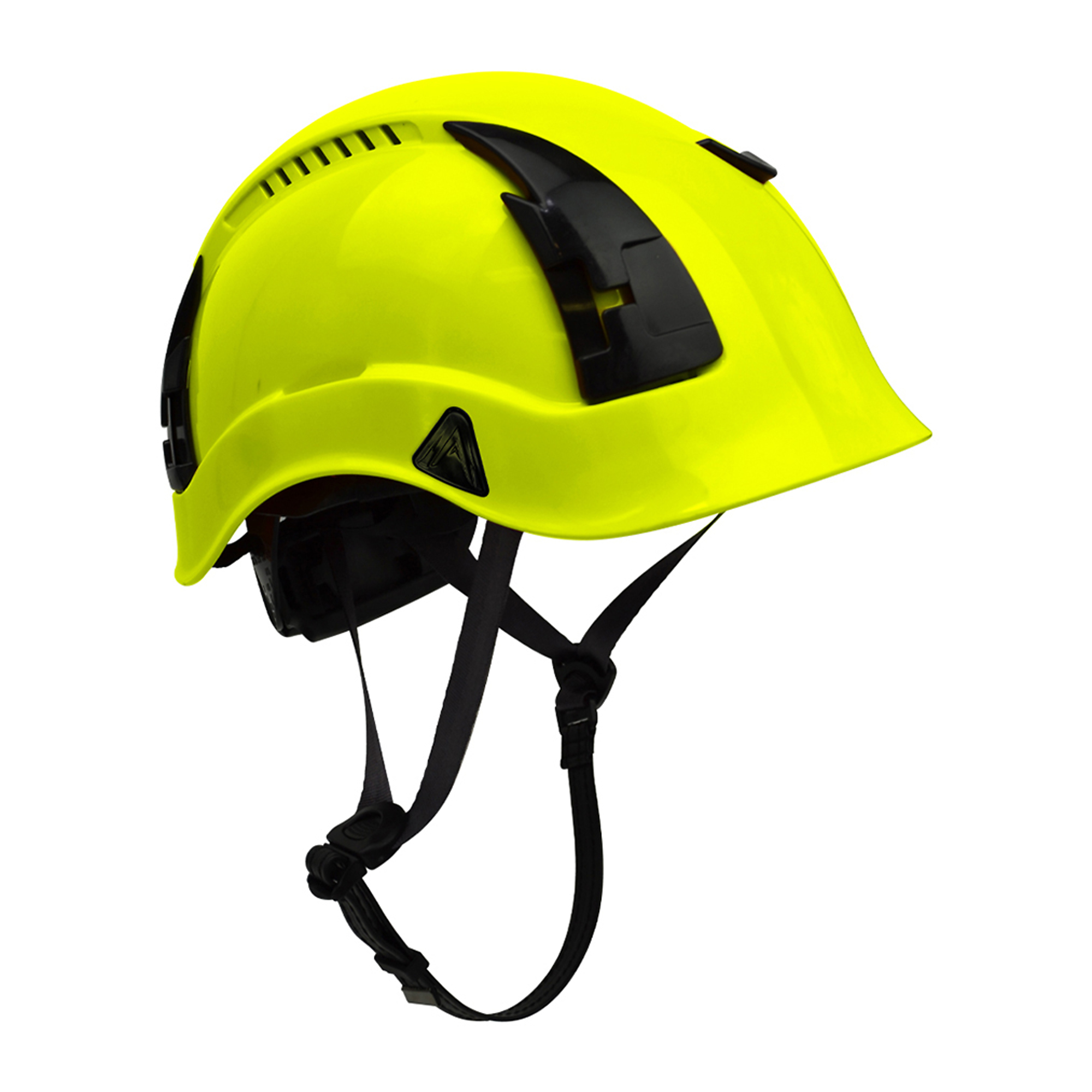 Malta Dynamics Apex Type 2 Safety Helmet — Yellow, Vented, 6-Point Suspension, ANSI/OSHA Compliant, Model# HTY2000