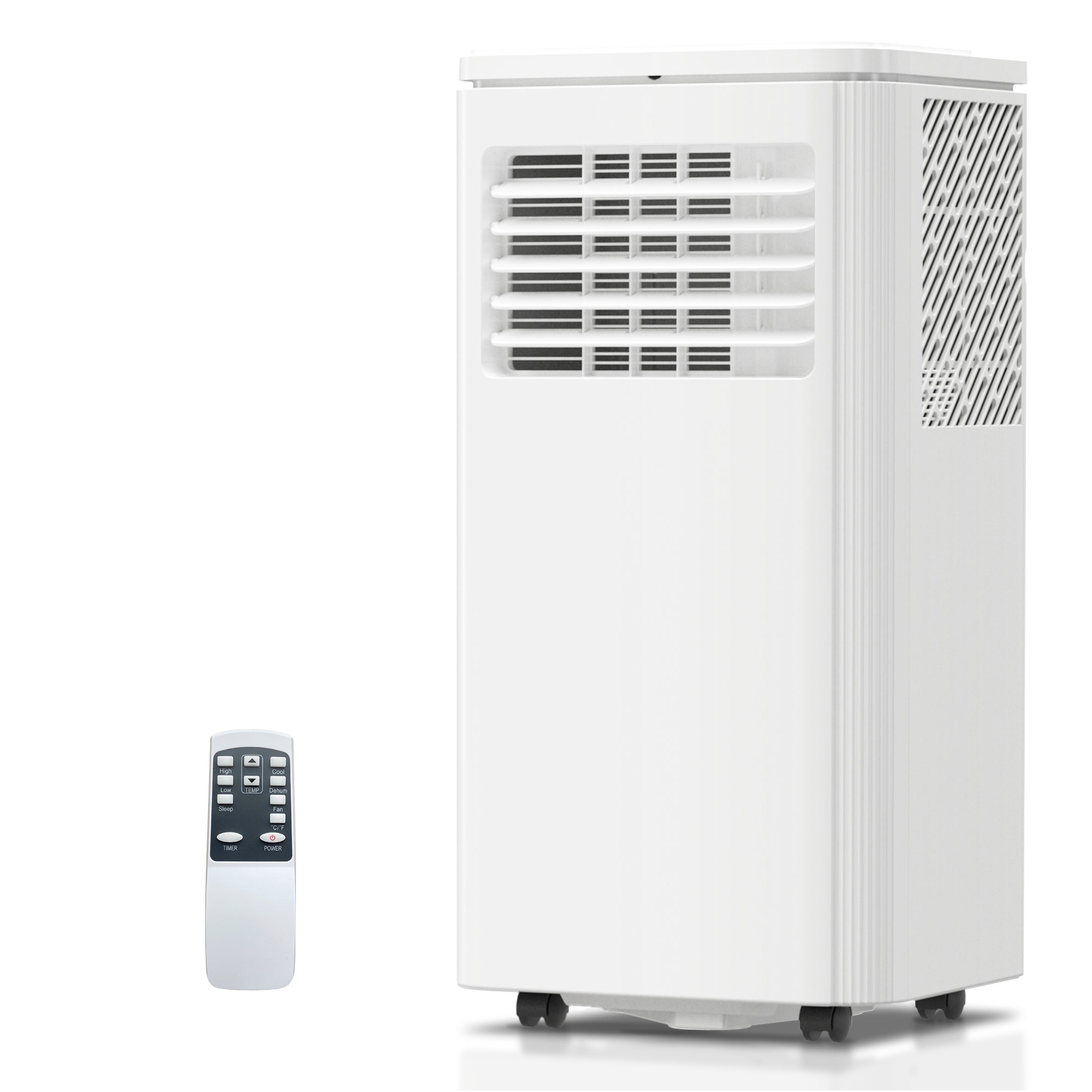 EdenDirect Portable Air Conditioner — 10,000 BTU, Cools 250 Sq. Ft., Dehumidifier, Drain Hose, Remote, Model# NTE-NPLD1-06C-X1E