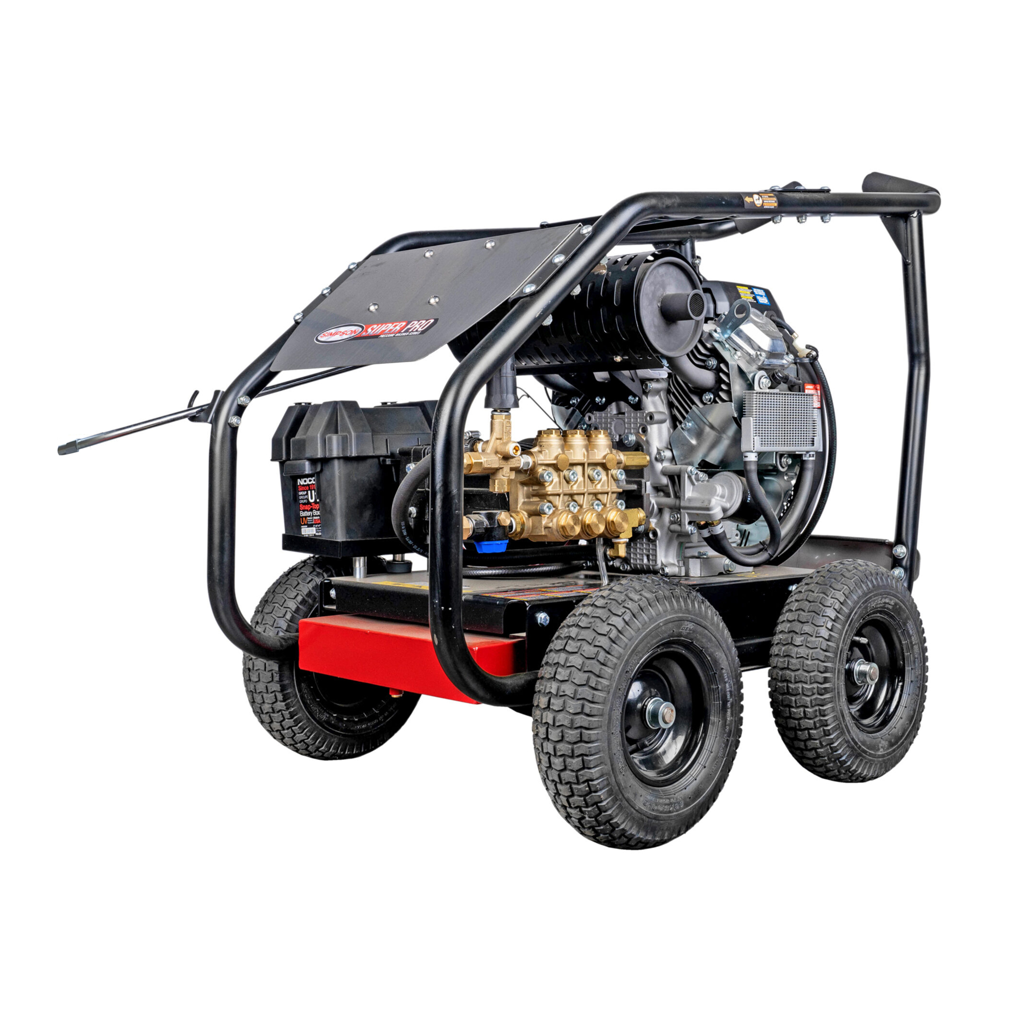 Simpson SuperPro Roll-Cage Cold Water Gas Pressure Washer — 5000 PSI, 5.0 GPM, CRX680 Engine, Model# SRC5050143E