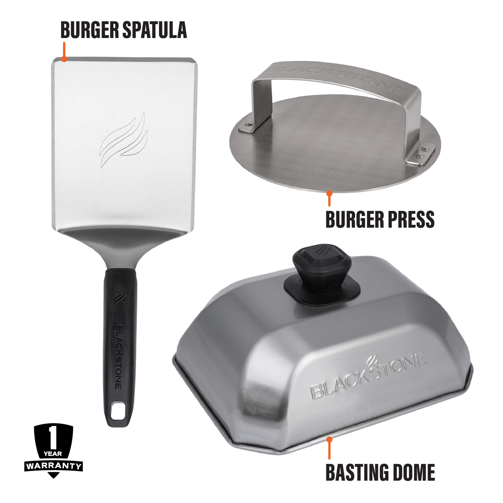 Blackstone Smash Burger Kit, 3 Pcs., Model# 5462