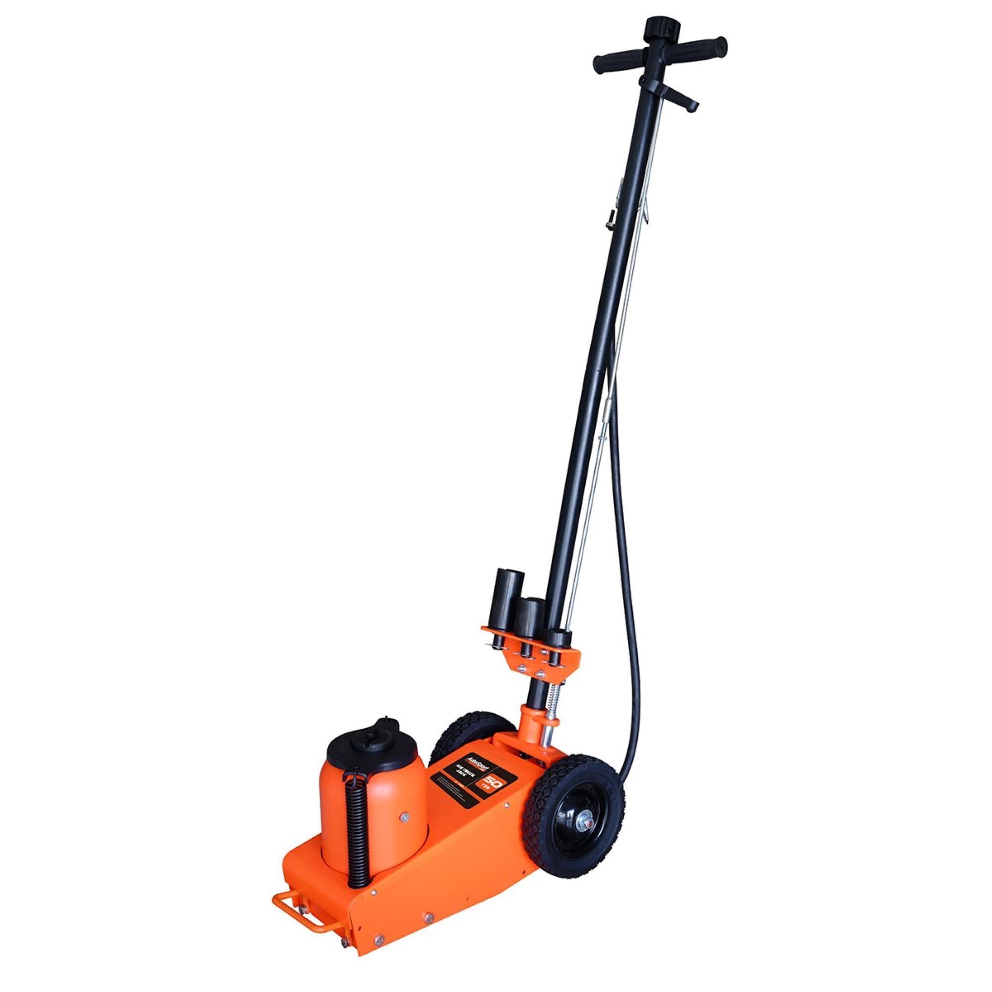 AutoSport Spring Return Air Truck Jack — 50 Ton Capacity, 11.5in. Low Height, 21.625in. High Height, Heavy-Duty Air Motor, Model# ASM1914