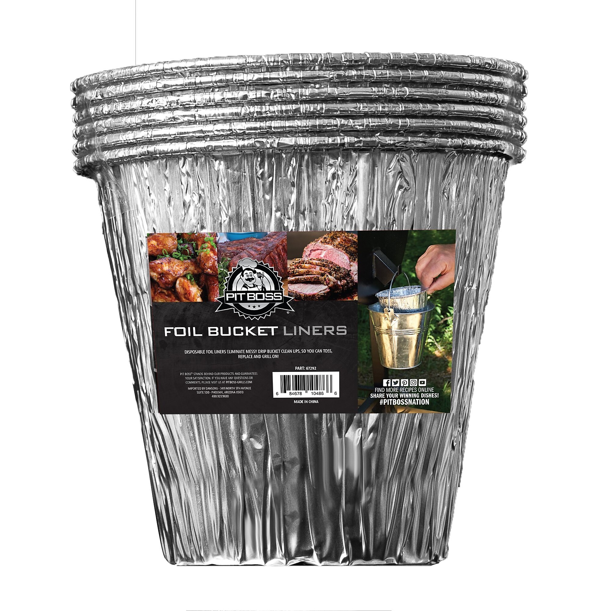 Pit Boss Grease Bucket Liners