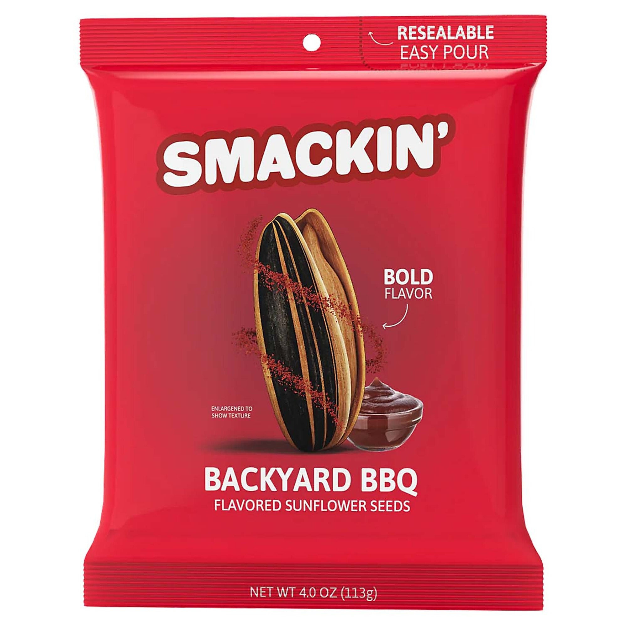 SMACKIN' Sunflower Seeds, Backyard BBQ, 4 Oz., Model# 016-26629