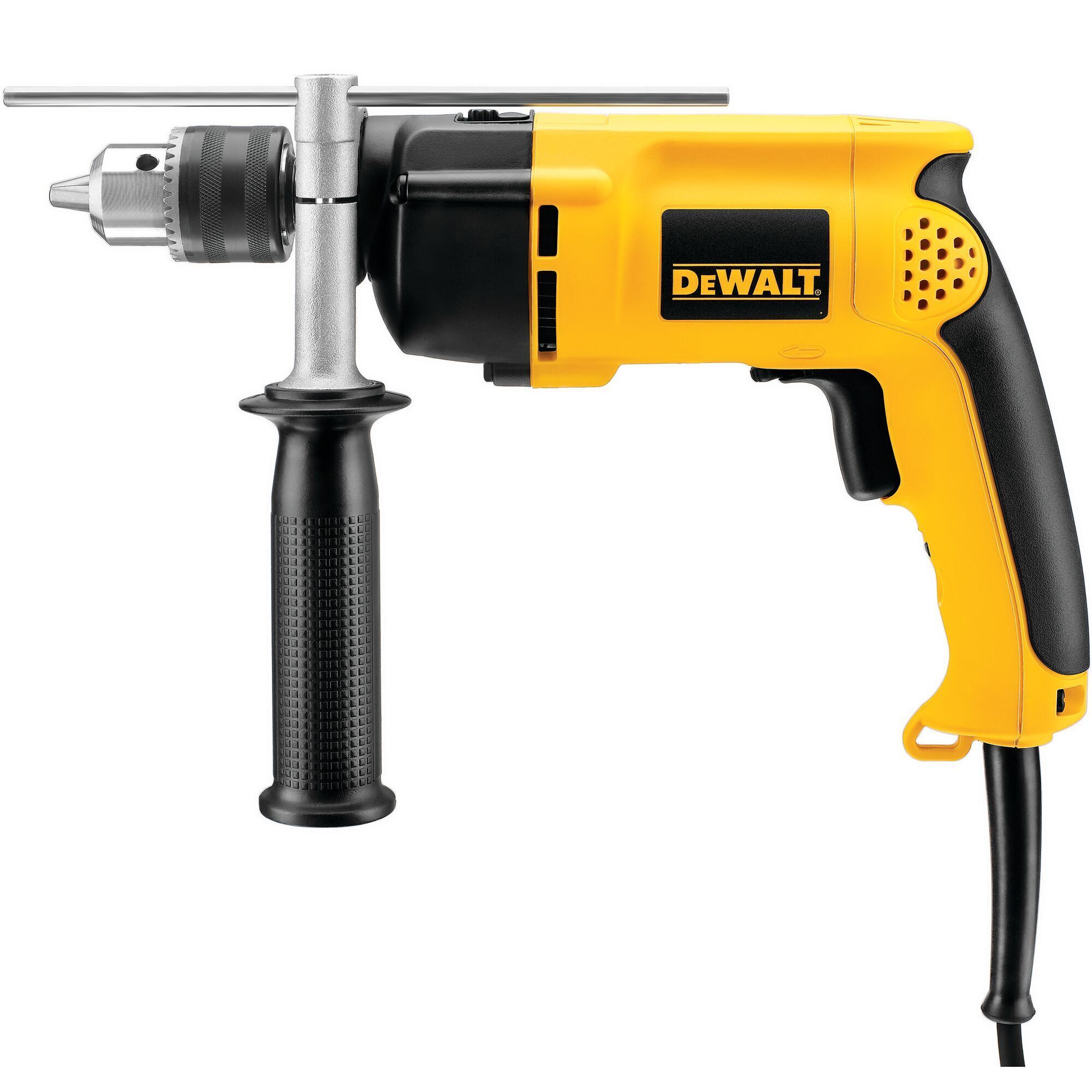 DEWALT VSR Single Speed Hammer Drill — 1/2in. (13mm), Lightweight, High-Performance, Model# DW511