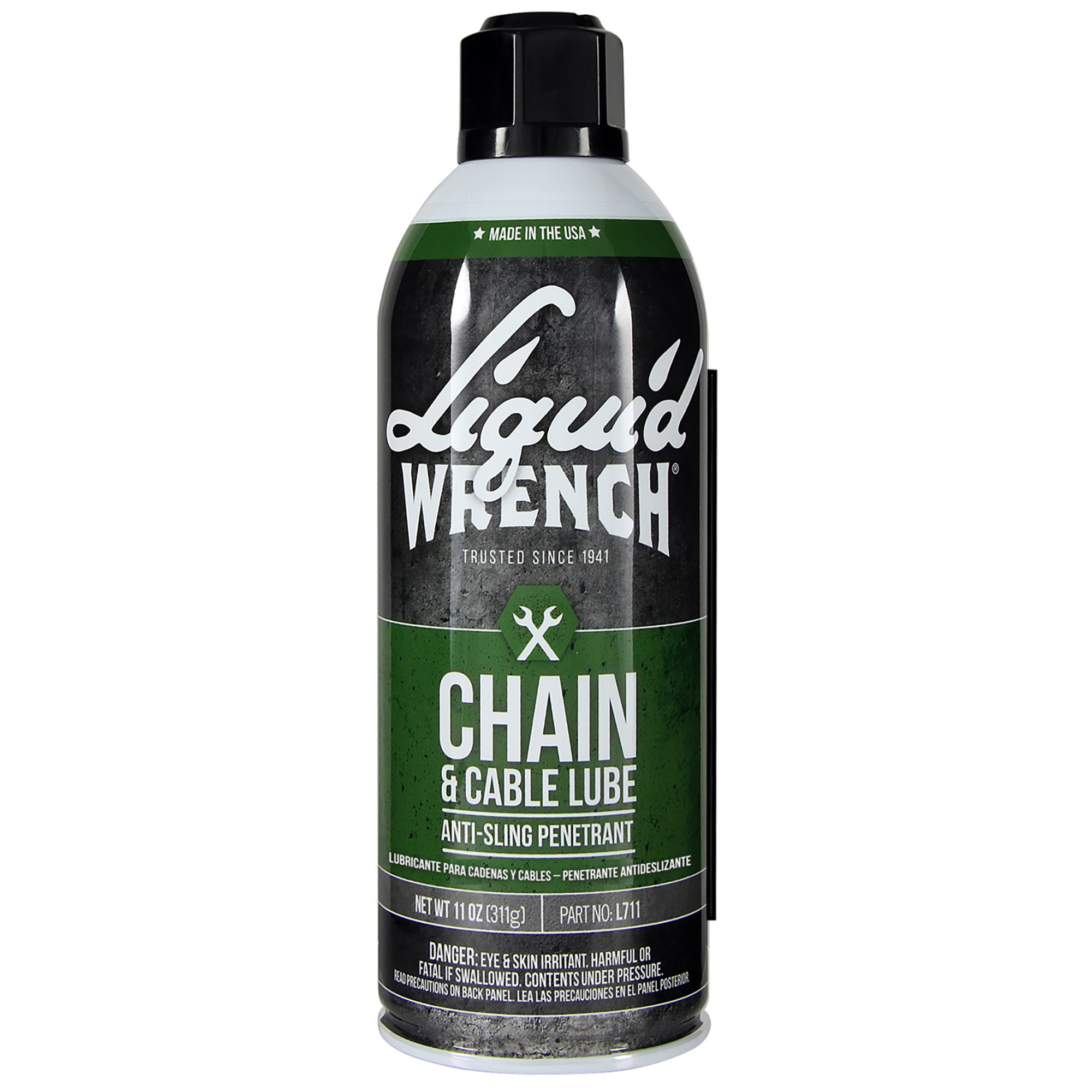 Liquid Wrench 11-Oz. Chain + Cable Lube, Model# L711