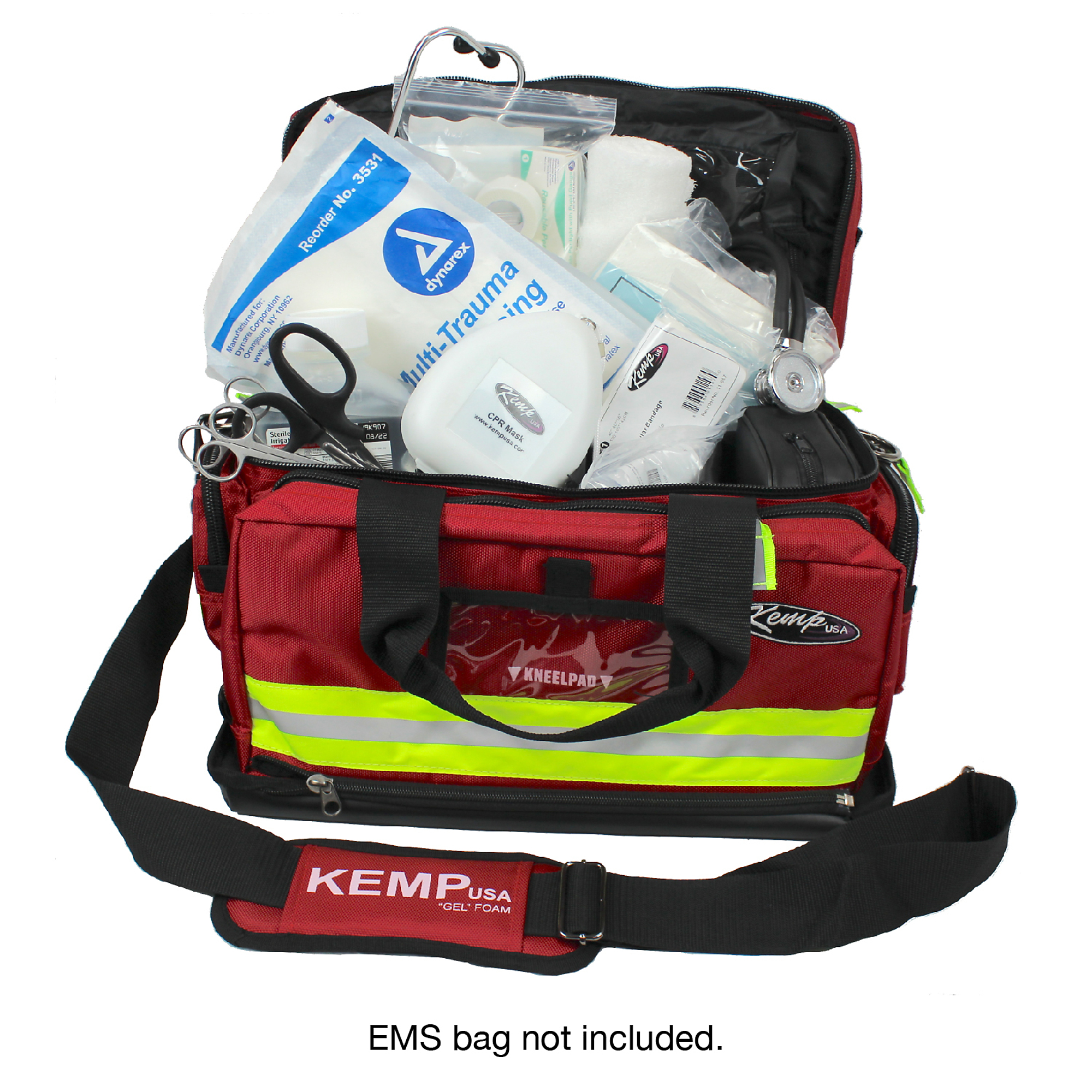 Kemp USA Medical Supply Pack D — 51 Unique First Aid Items, 238 Pcs, Model# 10-160-D