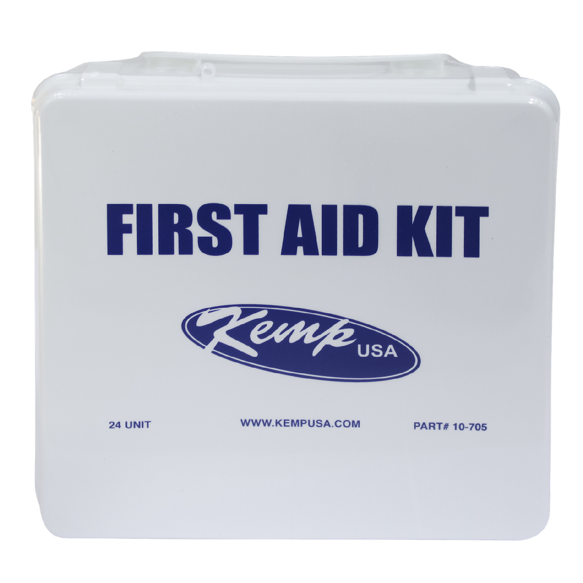 Kemp USA First Aid Kit — 24 Unit, 25 Person, ANSI and OSHA Compliant, Model# 10-705