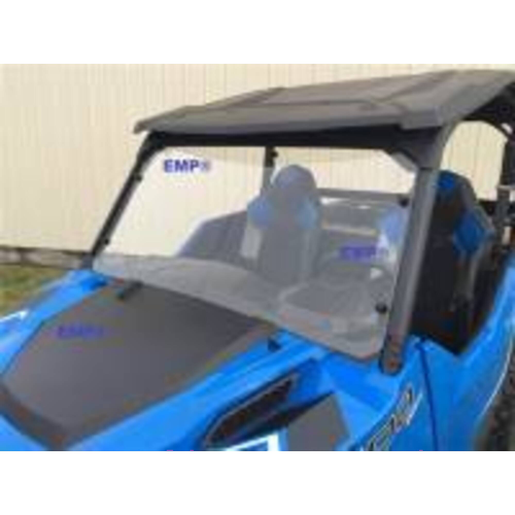 Extreme Metal Products Polaris General Front Windshield — Hard Coat Polycarbonate, Fits 2016–2024 Models, Model# 13083