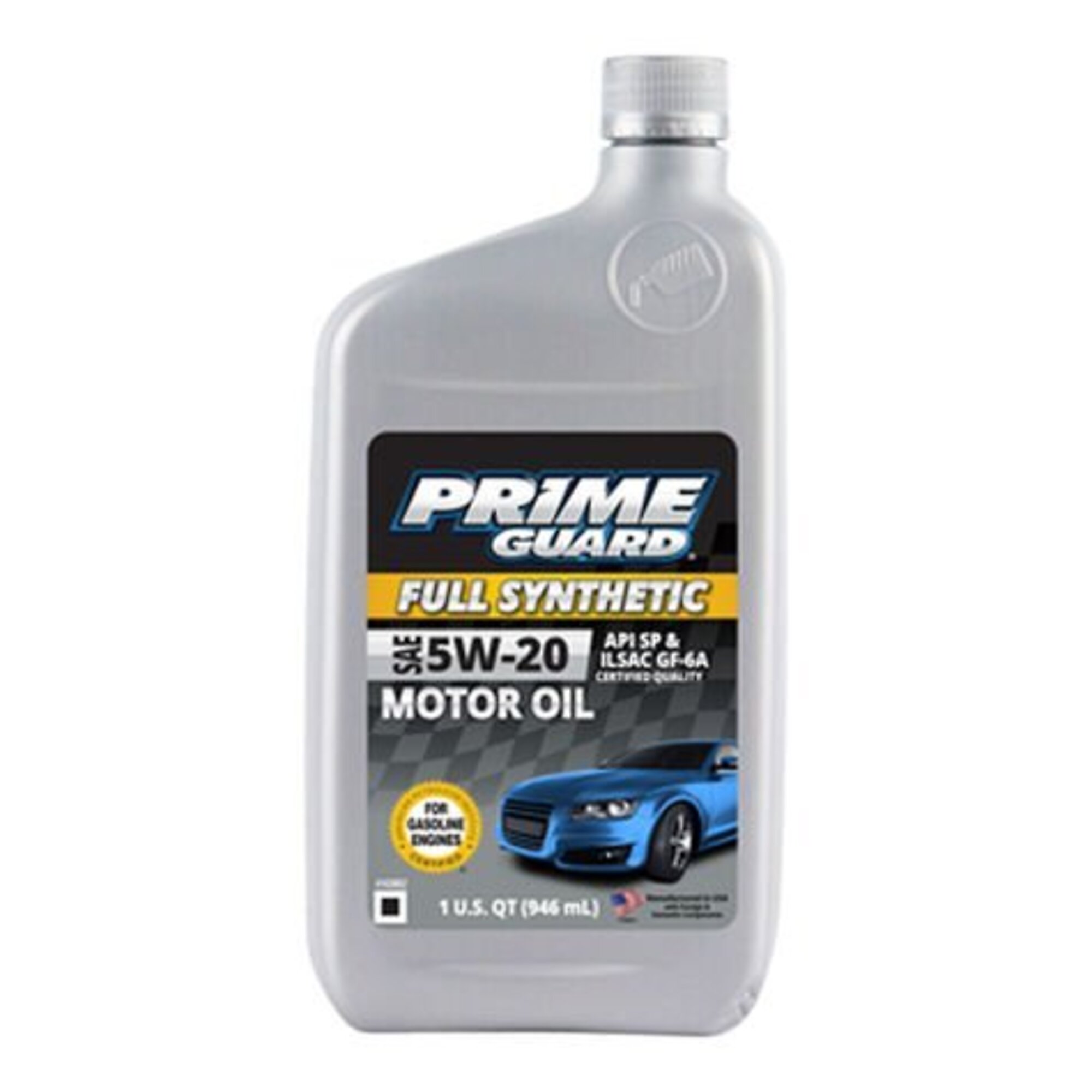 Prime Guard 32-Oz. Full Synthetic 5W-20 Motor Oil, Model# PGSYN520
