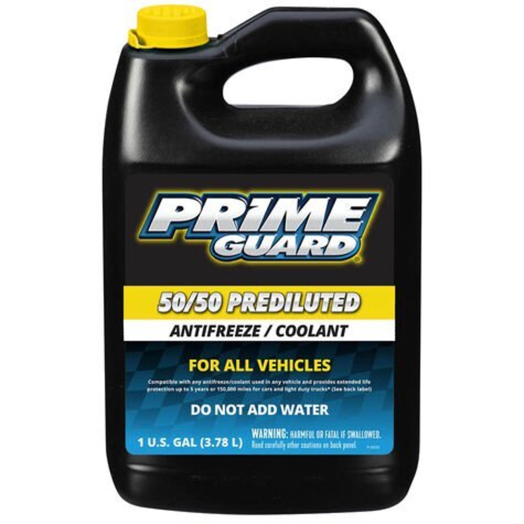 Prime Guard 50/50 Prediluted Antifreeze/Coolant, 1 Gal., Model# GOLD50