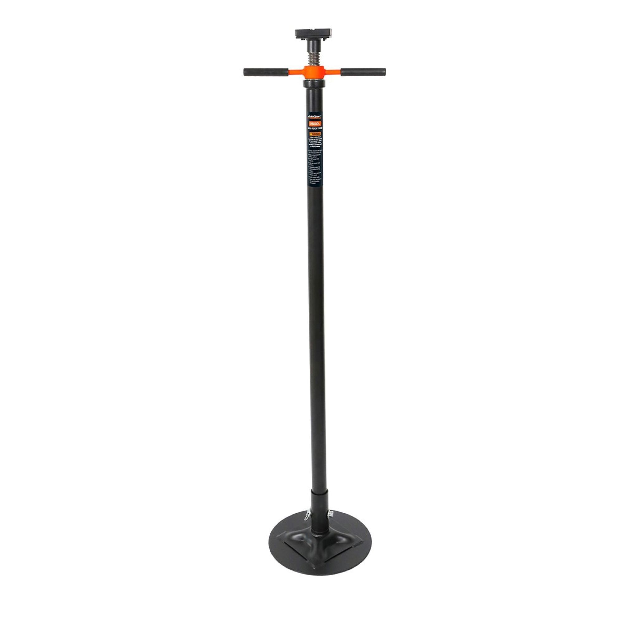 AutoSport Underhoist Support Stand — 1500-Lb. Capacity, 54in. to 81 1/8in. Adjustable Height, Padded T-Handle, Model# ASM2811