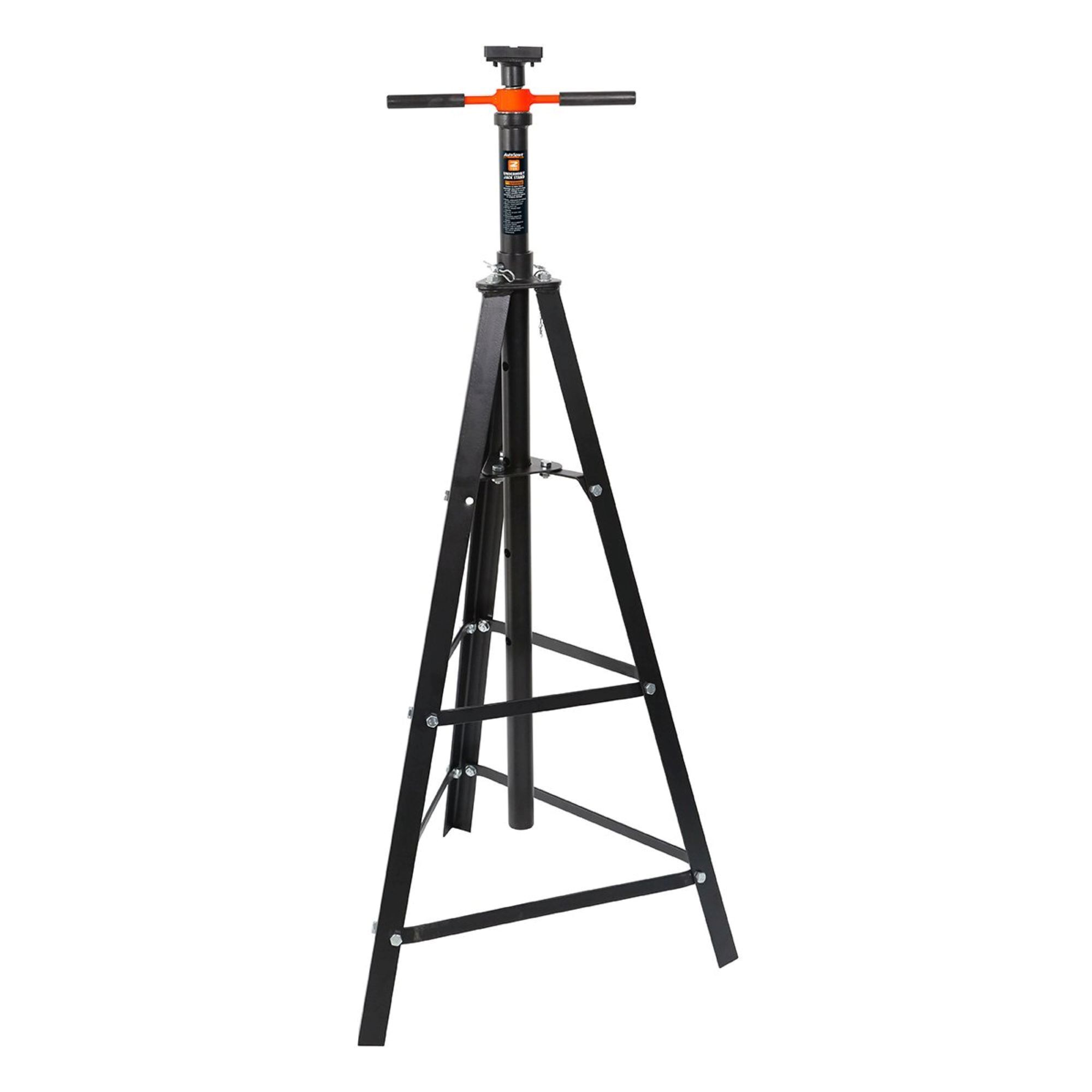 AutoSport Tripod Style Underhoist Stand — 2 Ton Capacity, 48 5/8in. to 83 7/8in. Adjustable Height, Padded T-Handle, Model# ASM2812