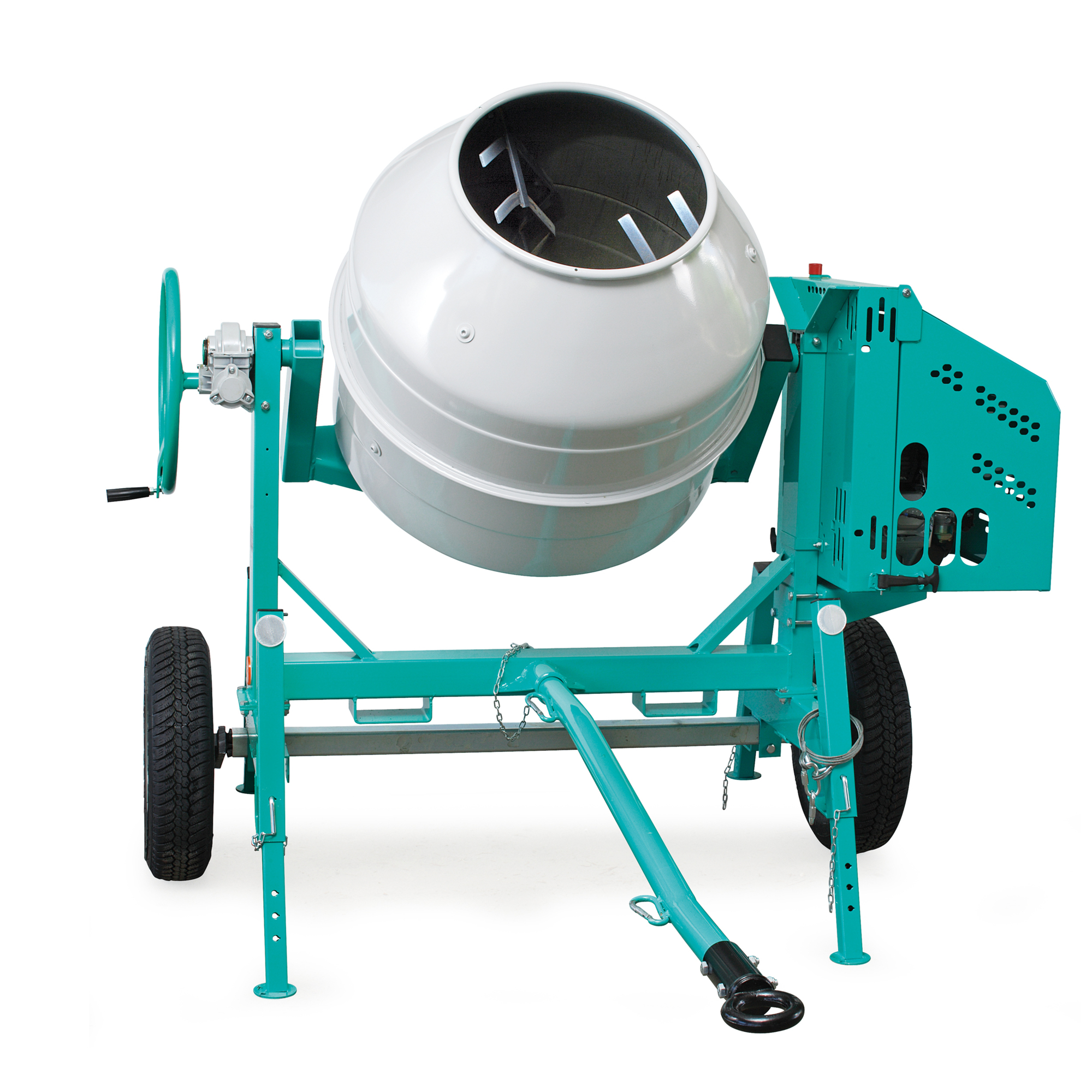 IMER Workman II 350 Towable Mixer — 12 Cu. Ft., 5.5 HP Honda GX160, End Dump, Model# 1105838