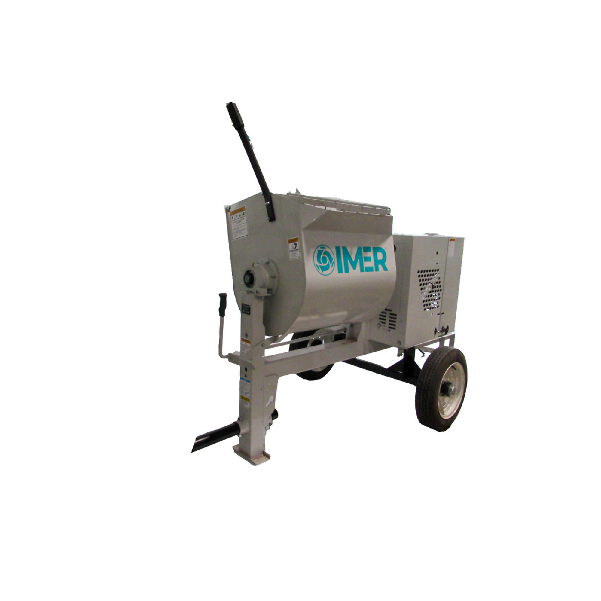 IMER HSM 6 Steel Drum Mortar Mixer — 6 Cu. Ft., Gas Engine, Model# 1130061