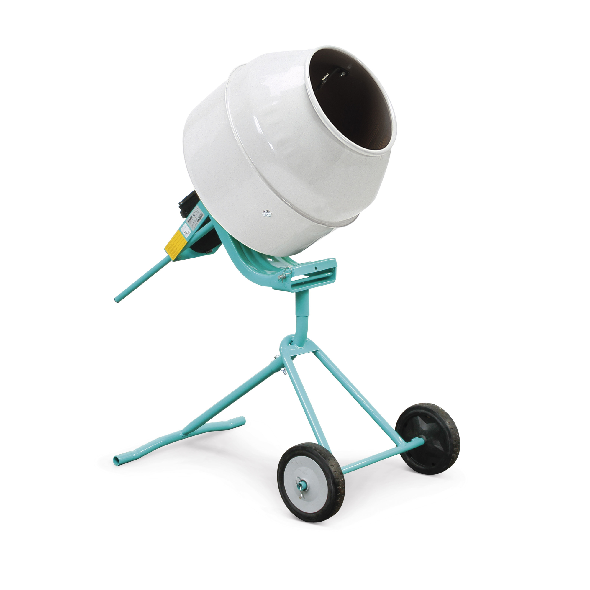 IMER Minuteman II Portable Mixer with Tripod Stand — 5 Cu. Ft., 0.5 HP, Steel Drum, 120V, Model# 1126608