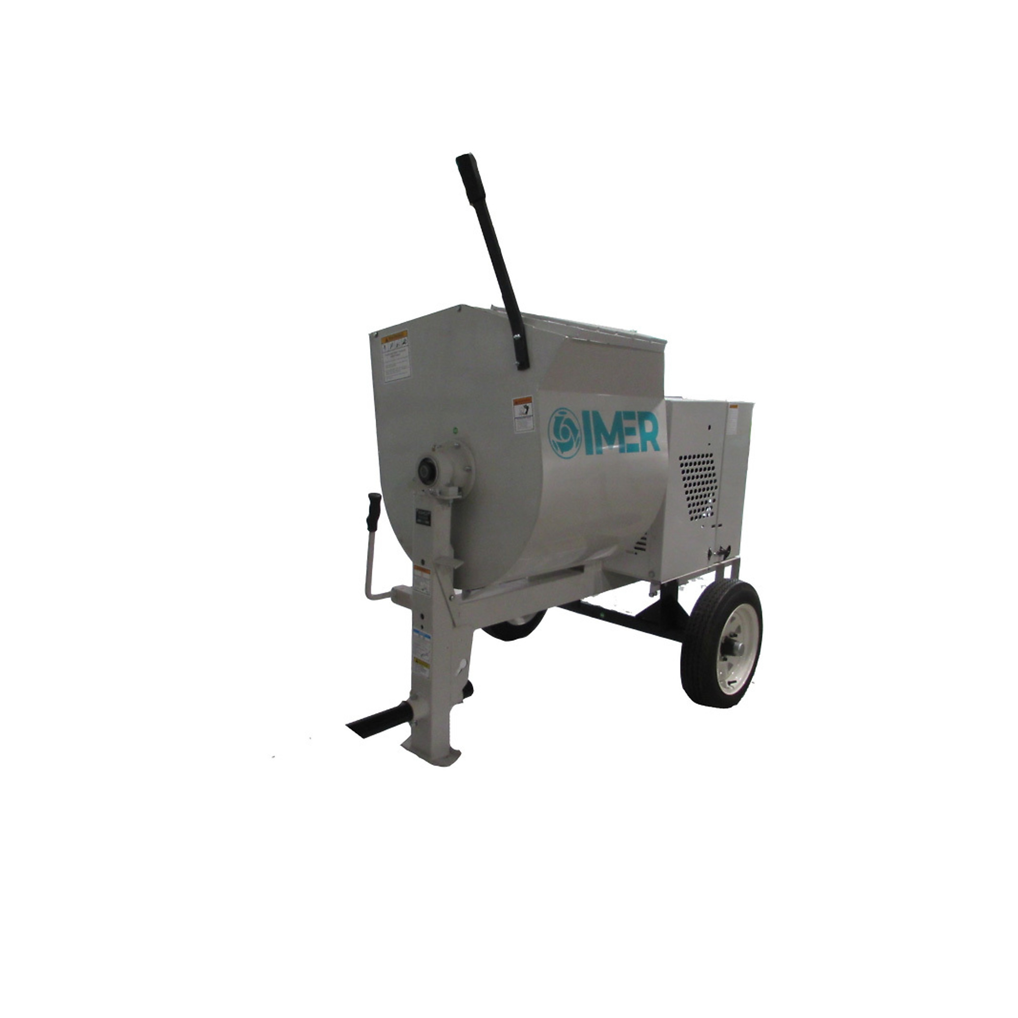 IMER HSM Steel Drum Mortar Mixer with Electric Motor — 8 Cu. Ft., Model# 1130082