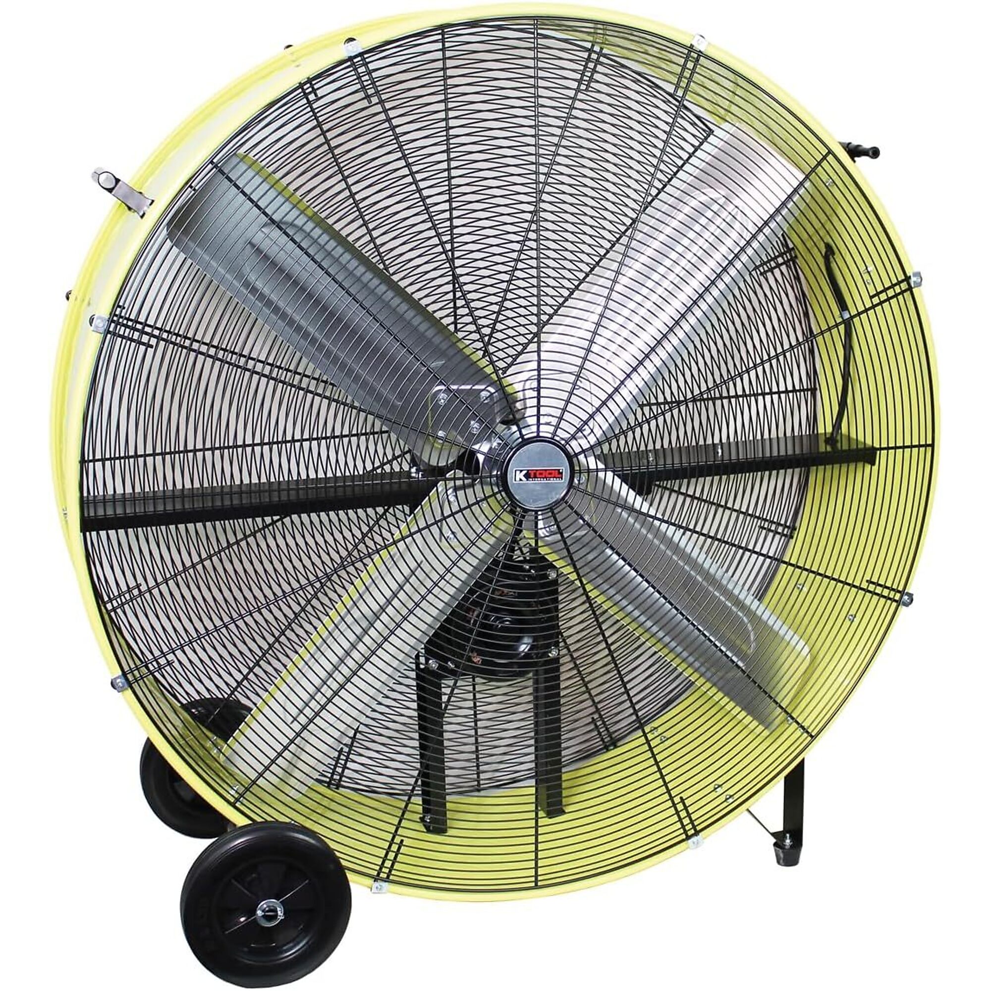 K-Tool International KTI 42in. Belt Drive Industrial Drum Fan — Safety Yellow, Model# KTI77743