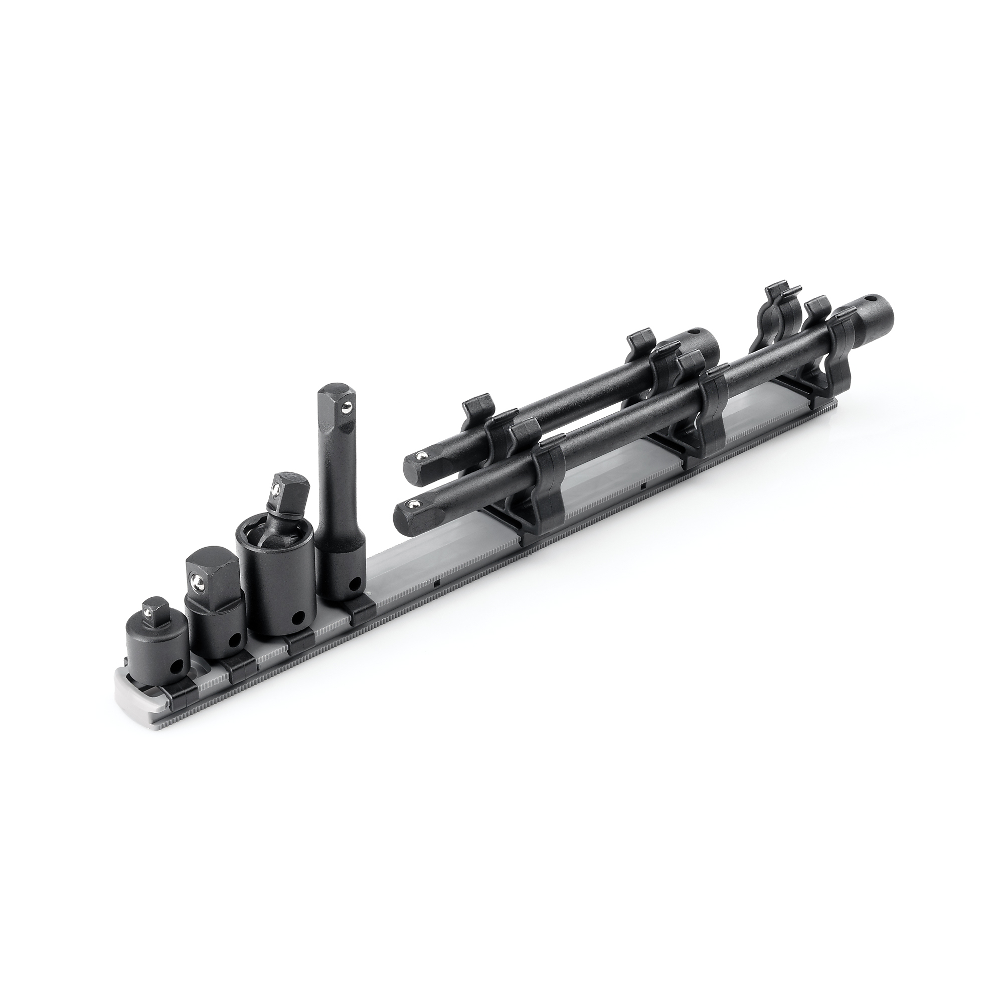 TEKTON 3/8 Inch Drive Impact Extension and Accessory Set with Rail (6-Piece) | SIA91101