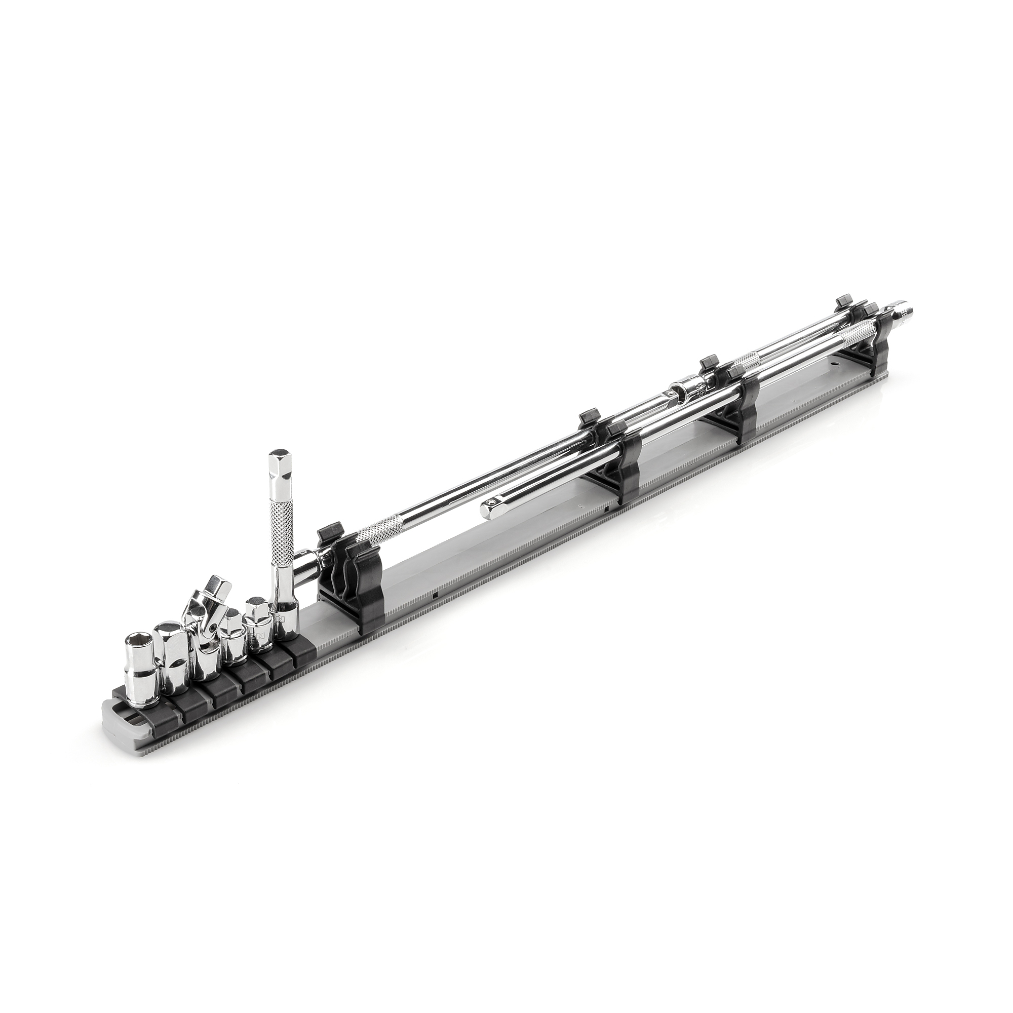 TEKTON 1/4 Inch Drive Extension and Accessory Set with Rail (9-Piece) | SHA90101