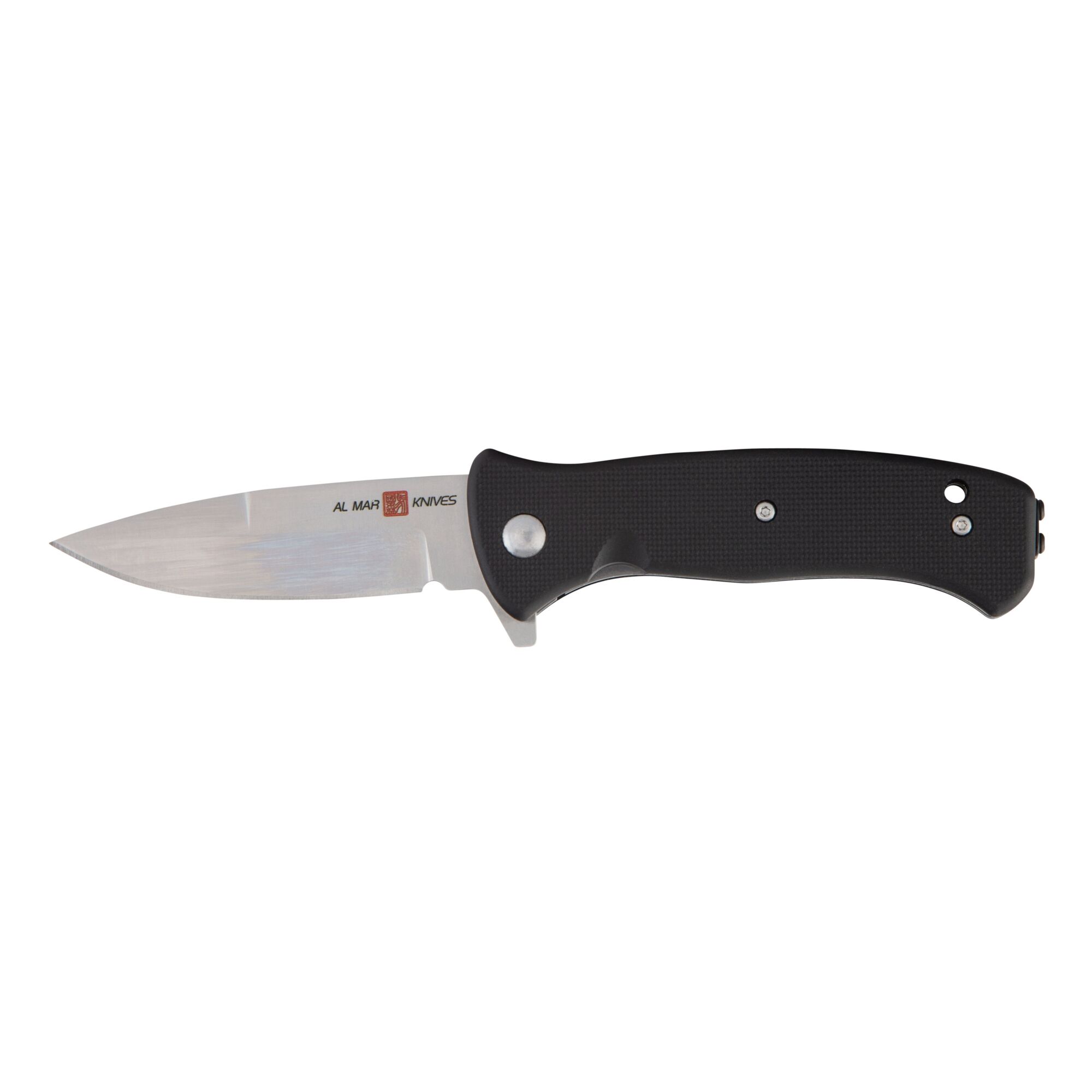Sunex Tools Al Mar SERE 2020 G Folding Knife — 3.6in. Blade, Black G-10 Handle, Model# AMK2202