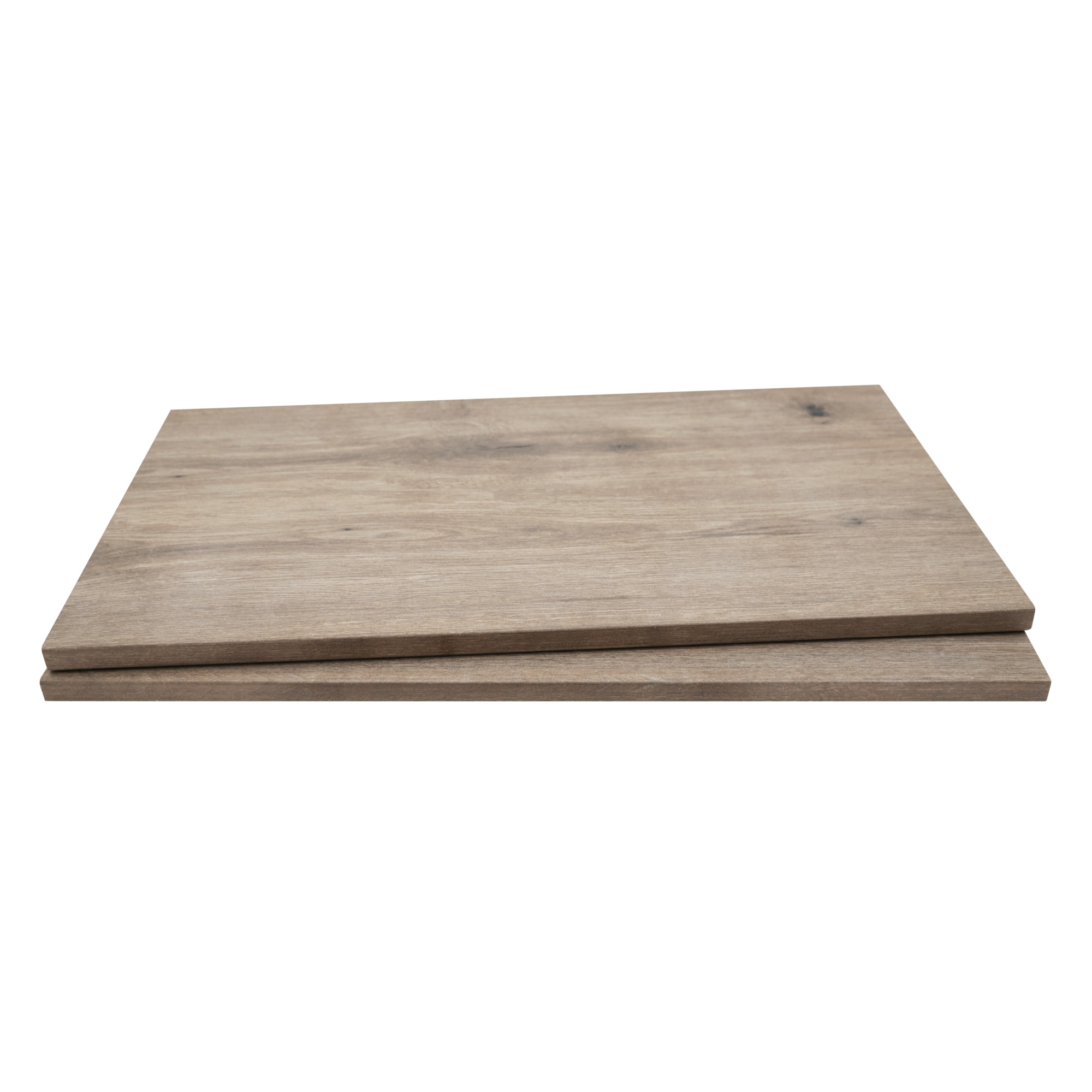 Ackland Aubrae Matte Porcelain Pool Coping — 13in. x 24in., Eased Edge, Soft Gray and White, Model# NTE-LSC-009