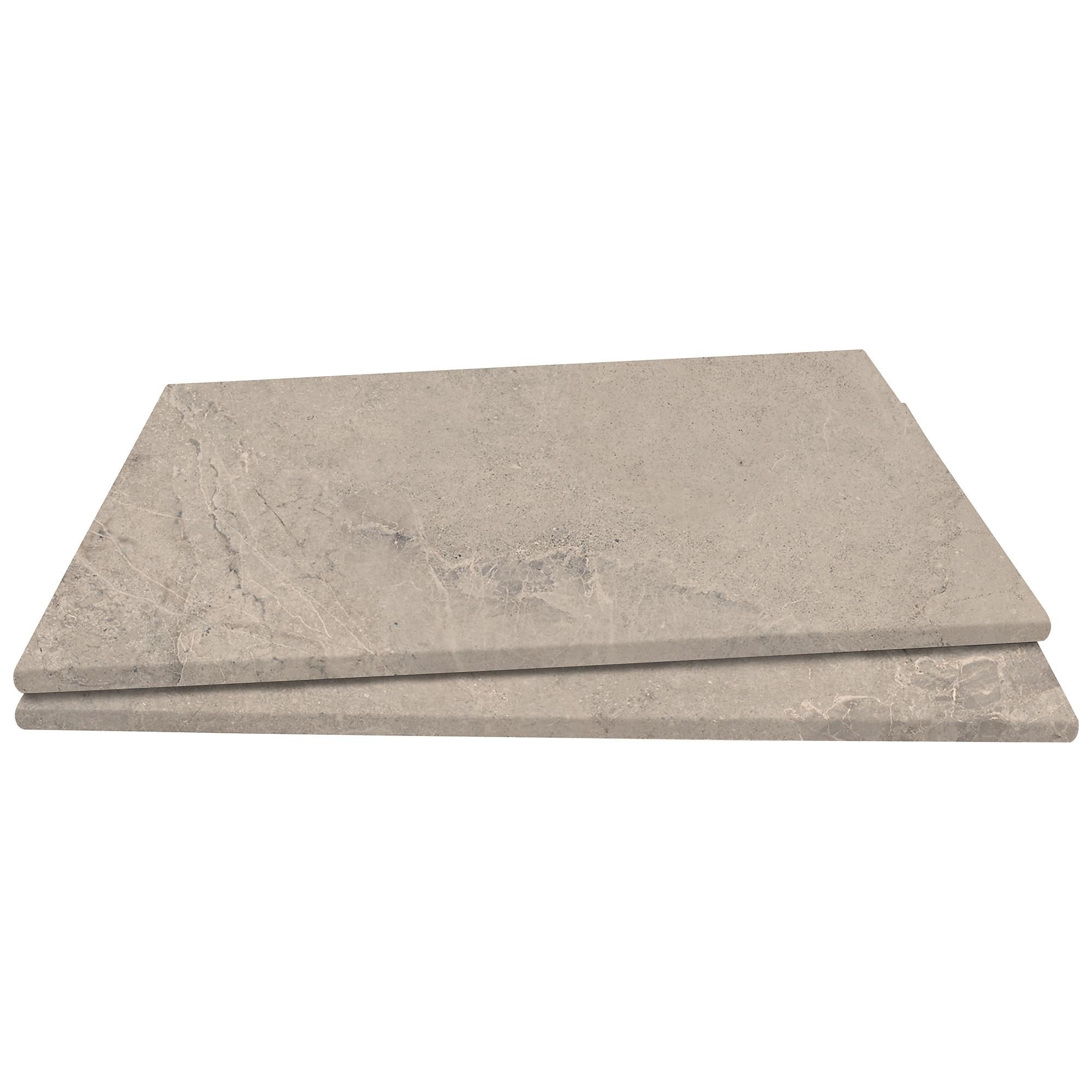 Ackland Mirello Greige Matte Porcelain Pool Coping — 0.78in. x 13in. x 24in., Eased Edge, Model# NTE-LSC-029