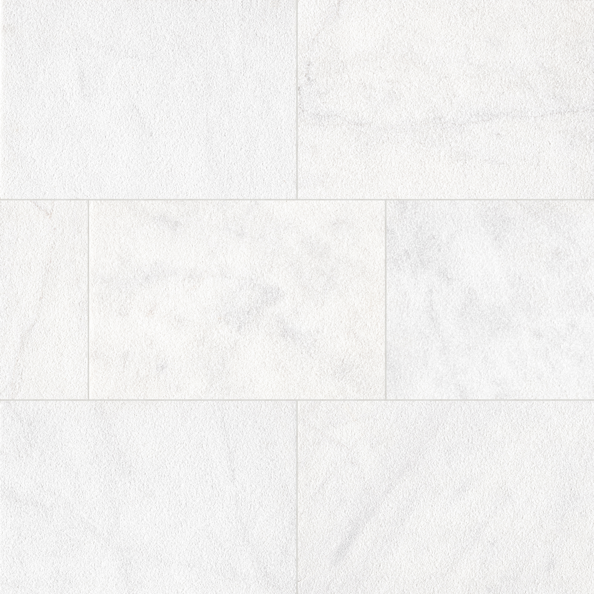 Ackland Frosted Pearl Sandblast Marble Paver — 16in. x 24in., White with Gray Veins, Model# NTE-LSC-143