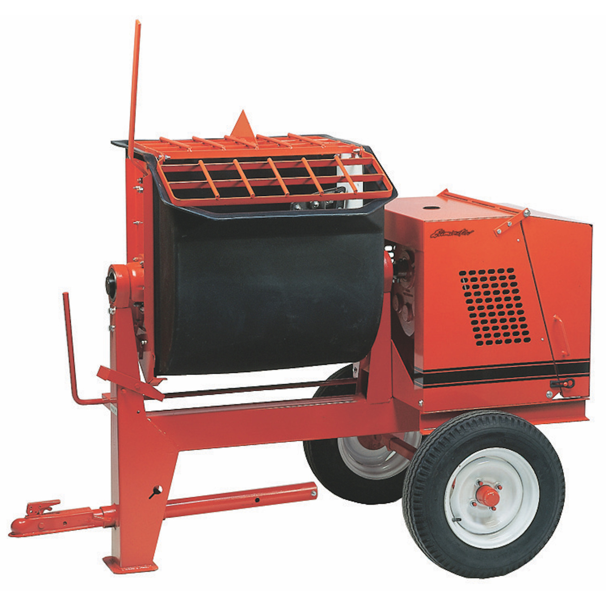 Crown Construction Equipment Towable Mortar Mixer — 6 Cu. Ft., 5.5 HP Honda GX160 Engine, Poly Drum, Paddles, 2in. Ball Hitch, Model# 6PR-GH5
