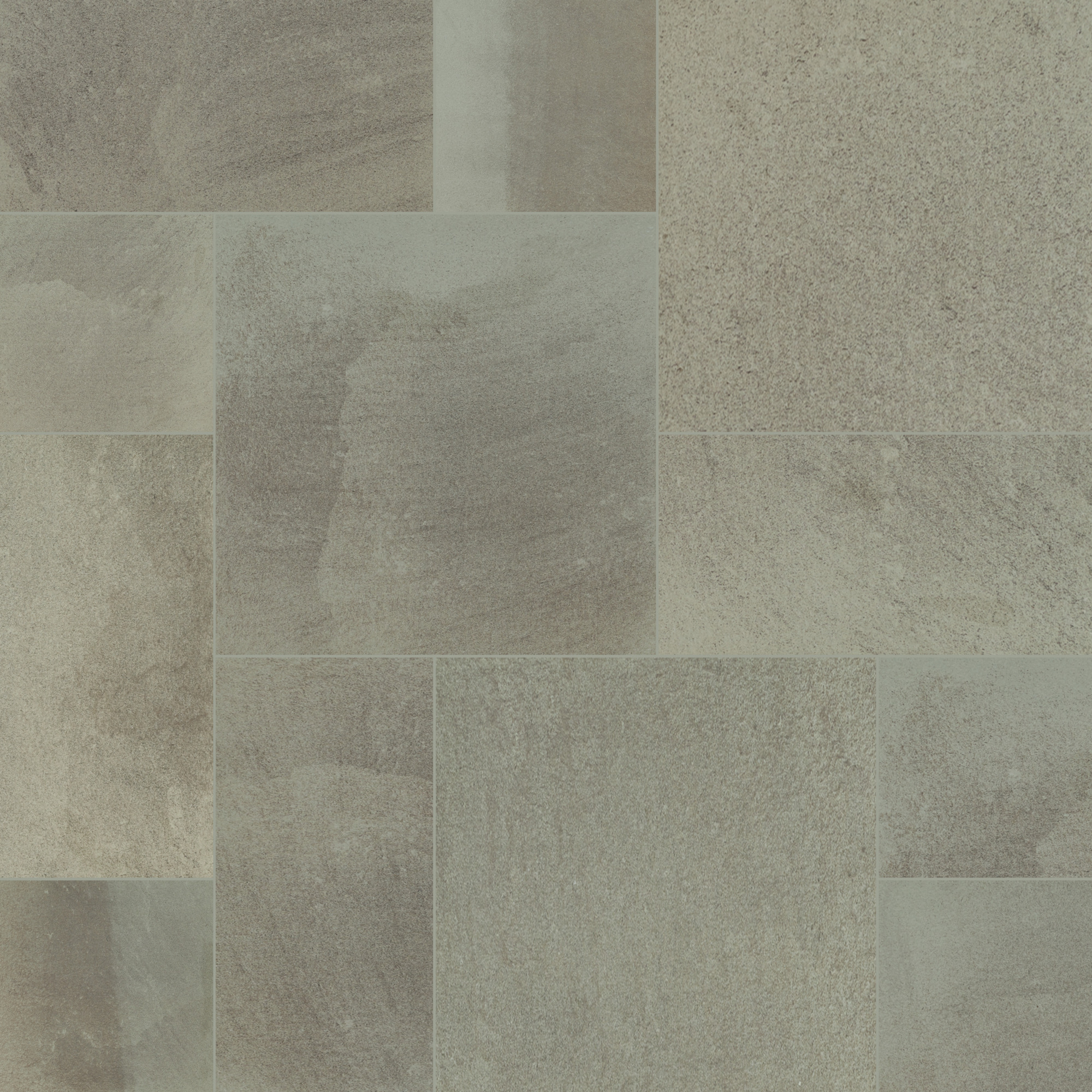 Ackland Full Range Stormridge Jumbo Pattern Porcelain Paver — Matte Finish, Slip-Resistant, Model# NTE-LSC-174