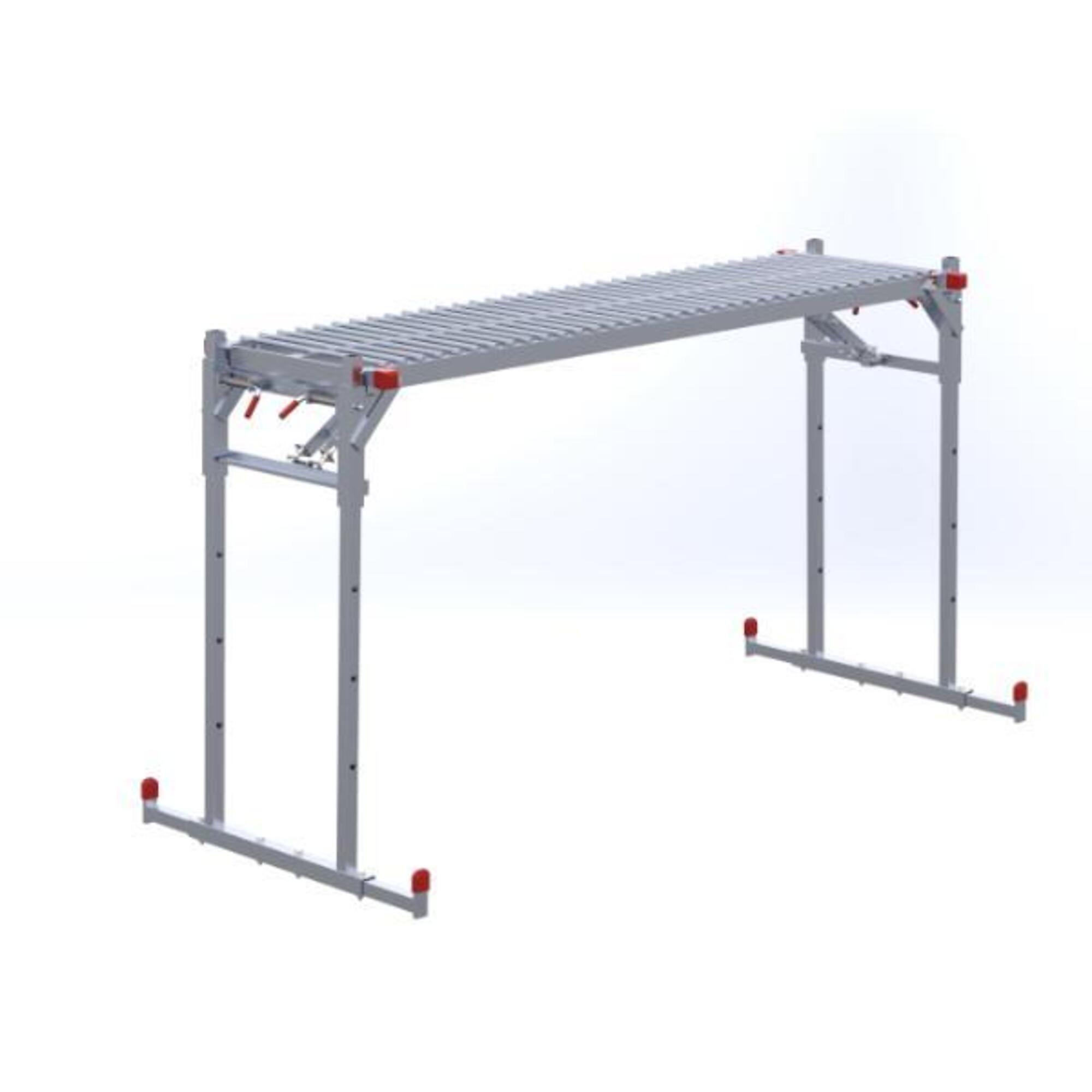 Five Star Manufacturing Adjustable Aluminum Work Platform — 5ft. Length, 11in. to 36in. Height, Foldable, Model# WPA5