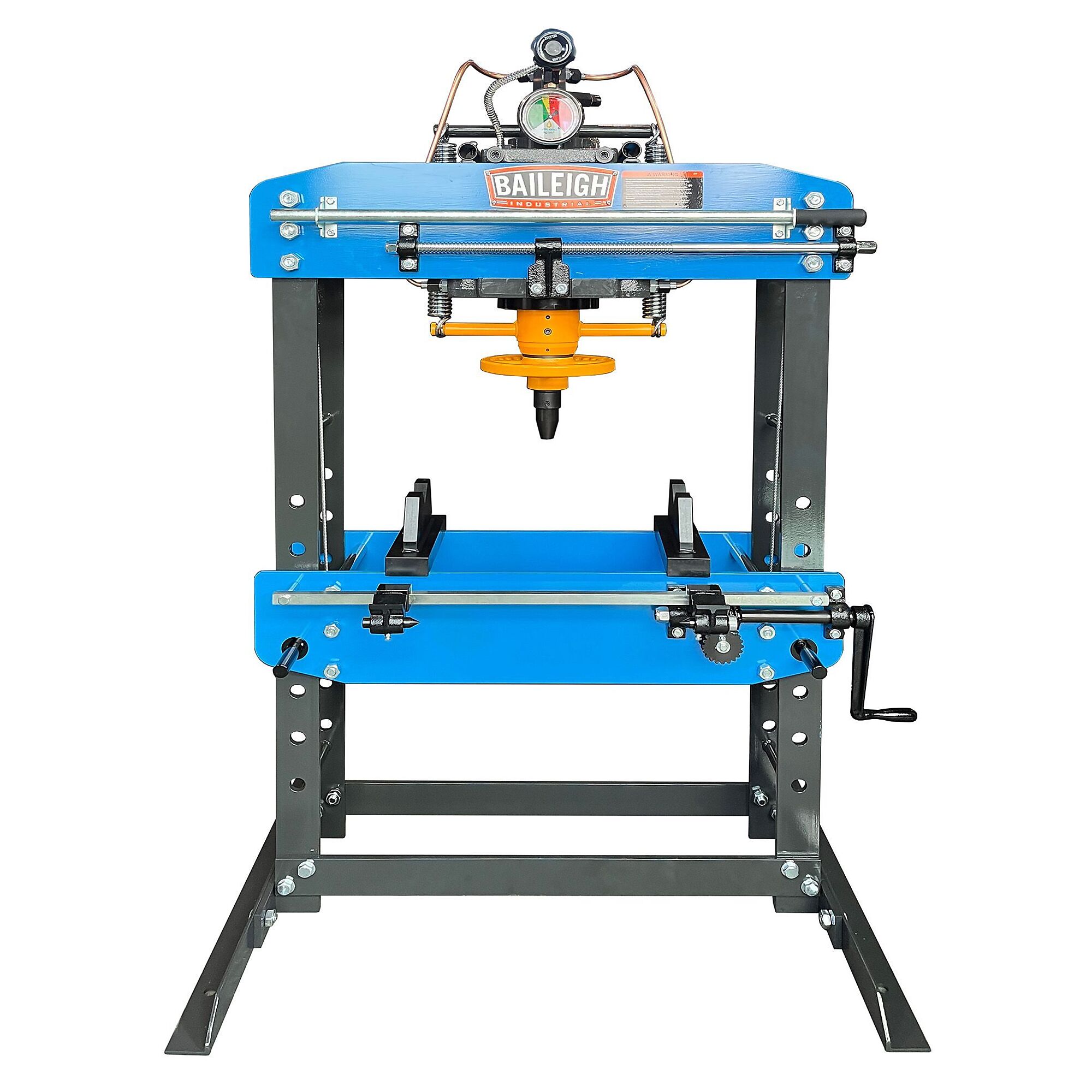 Baileigh Hydraulic Shop Press — 35-Ton Capacity, H-Frame, Industrial-Grade Hydraulics, Model# HSP-35A