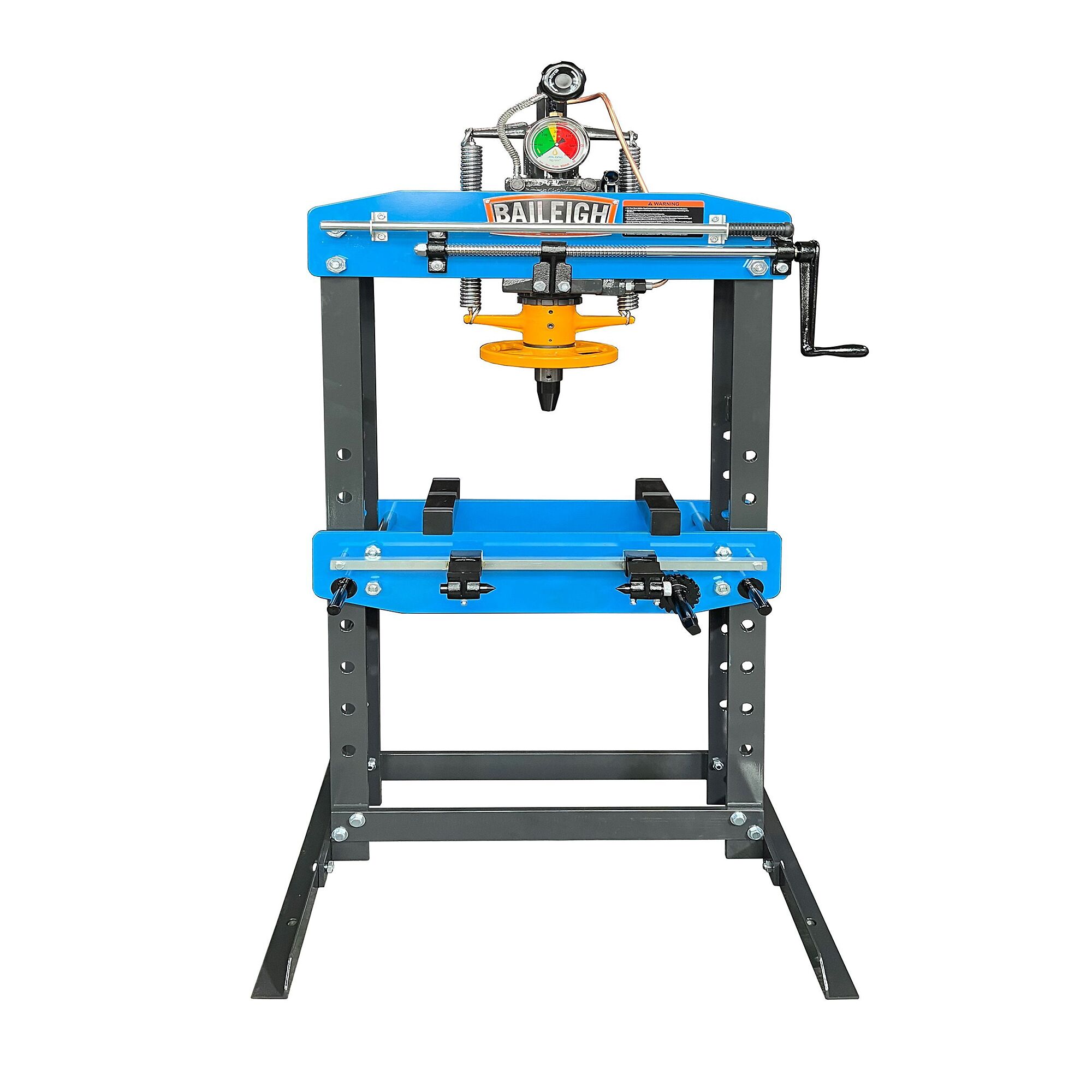 Baileigh Hydraulic Shop Press — 15 Ton, Heavy Steel Plate, Industrial-Grade Hydraulics, Model# HSP-15A