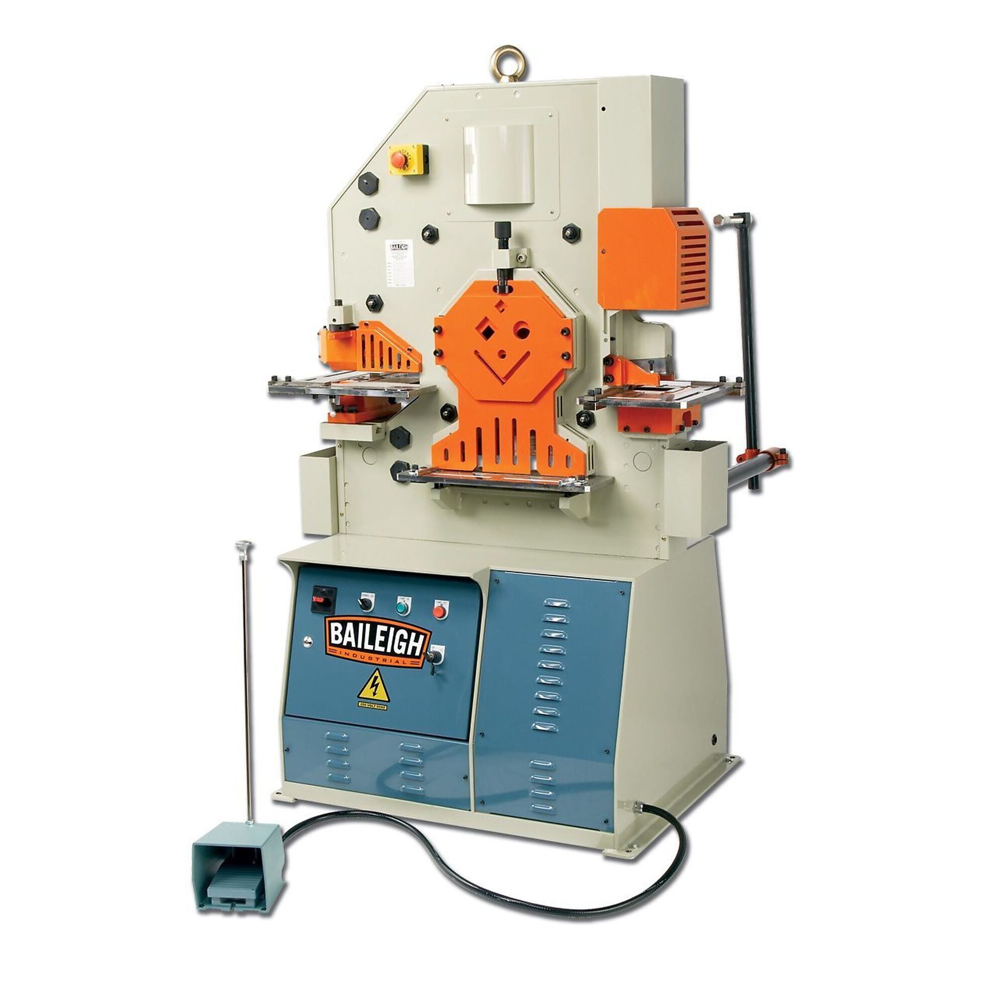Baileigh Hydraulic Ironworker — 62 Ton, 5-Station, 220V, Single-Phase, Model# SW-621